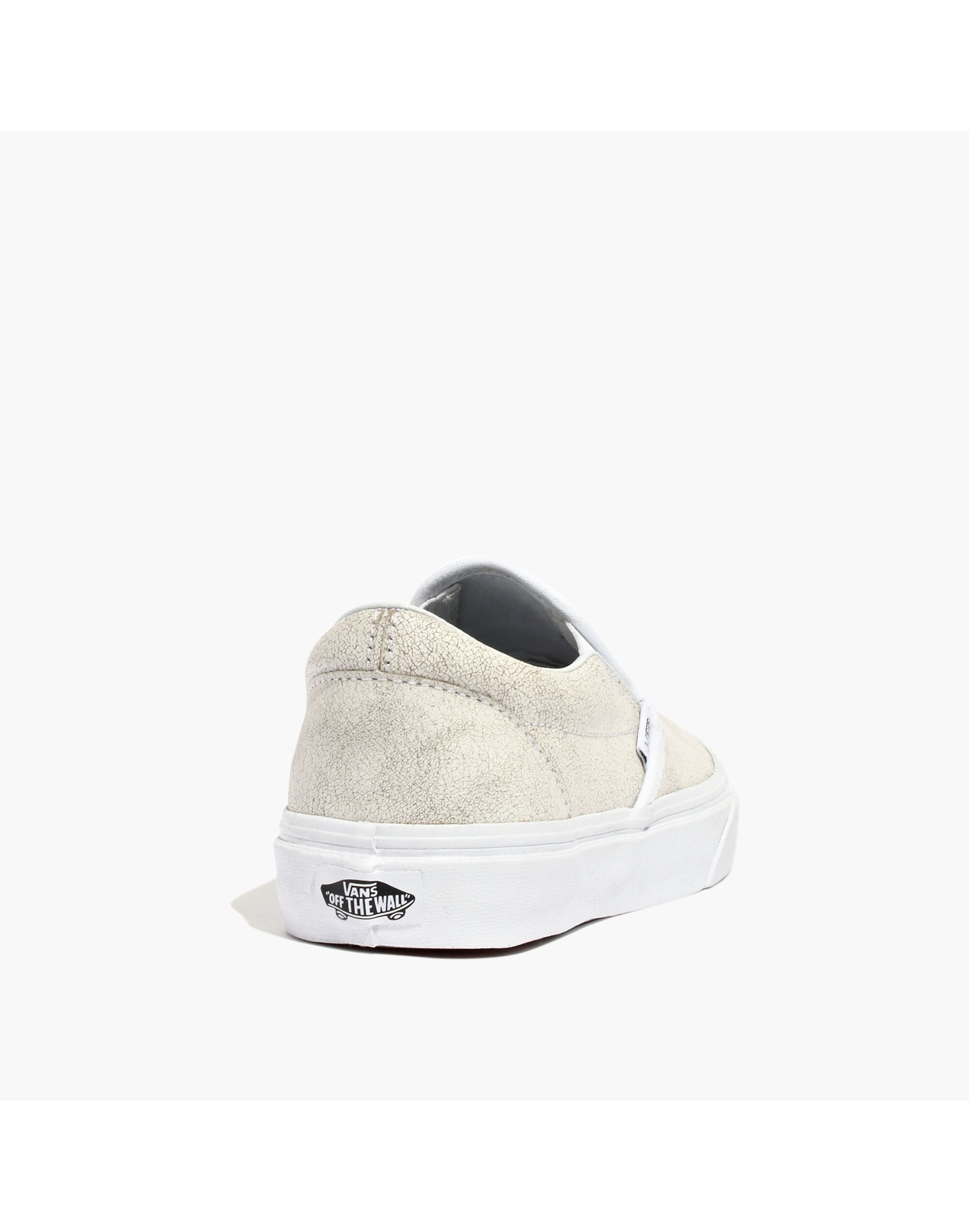 Vans&reg; Classic Slip-On Sneakers in Crackle Leather