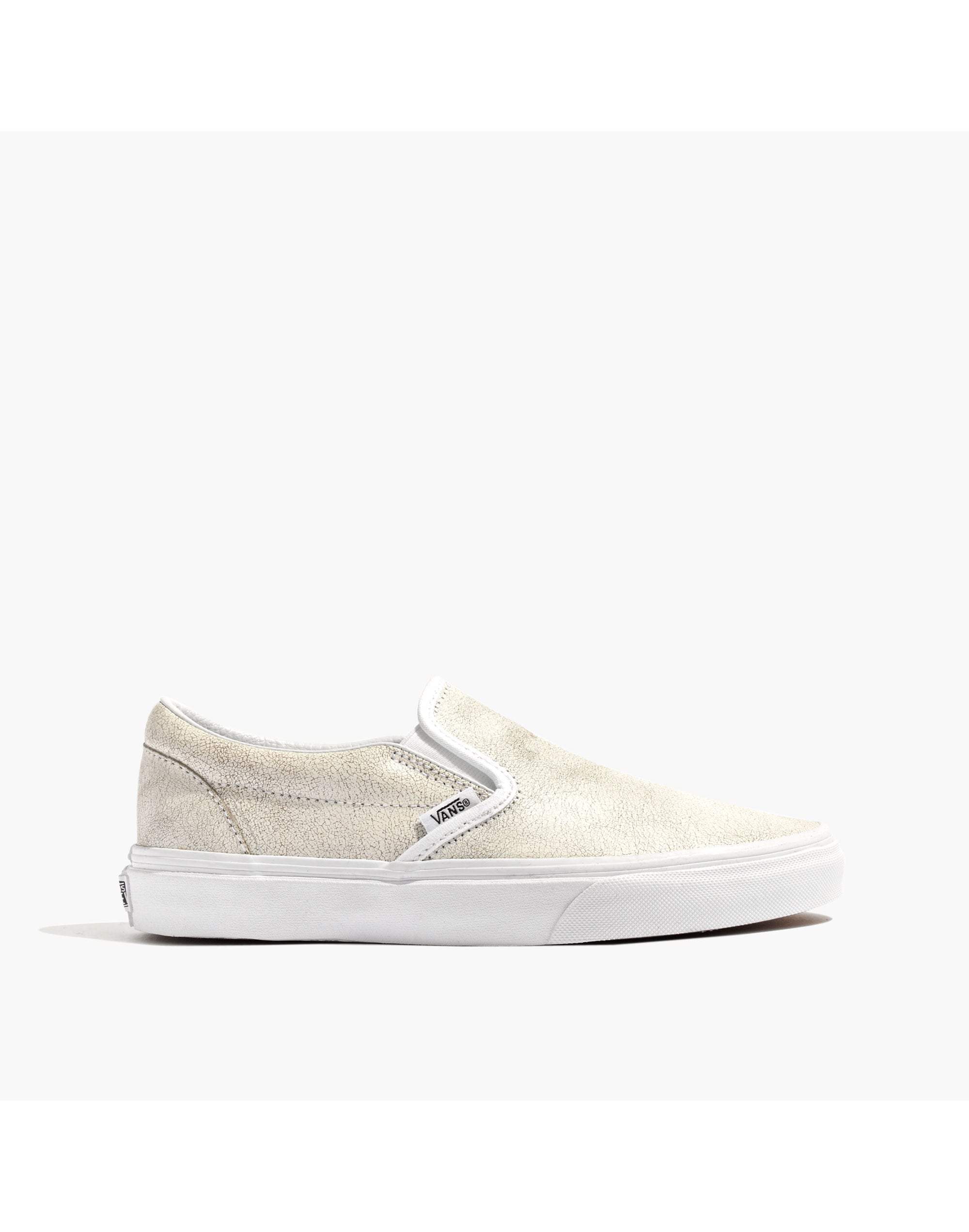 Vans&reg; Classic Slip-On Sneakers in Crackle Leather