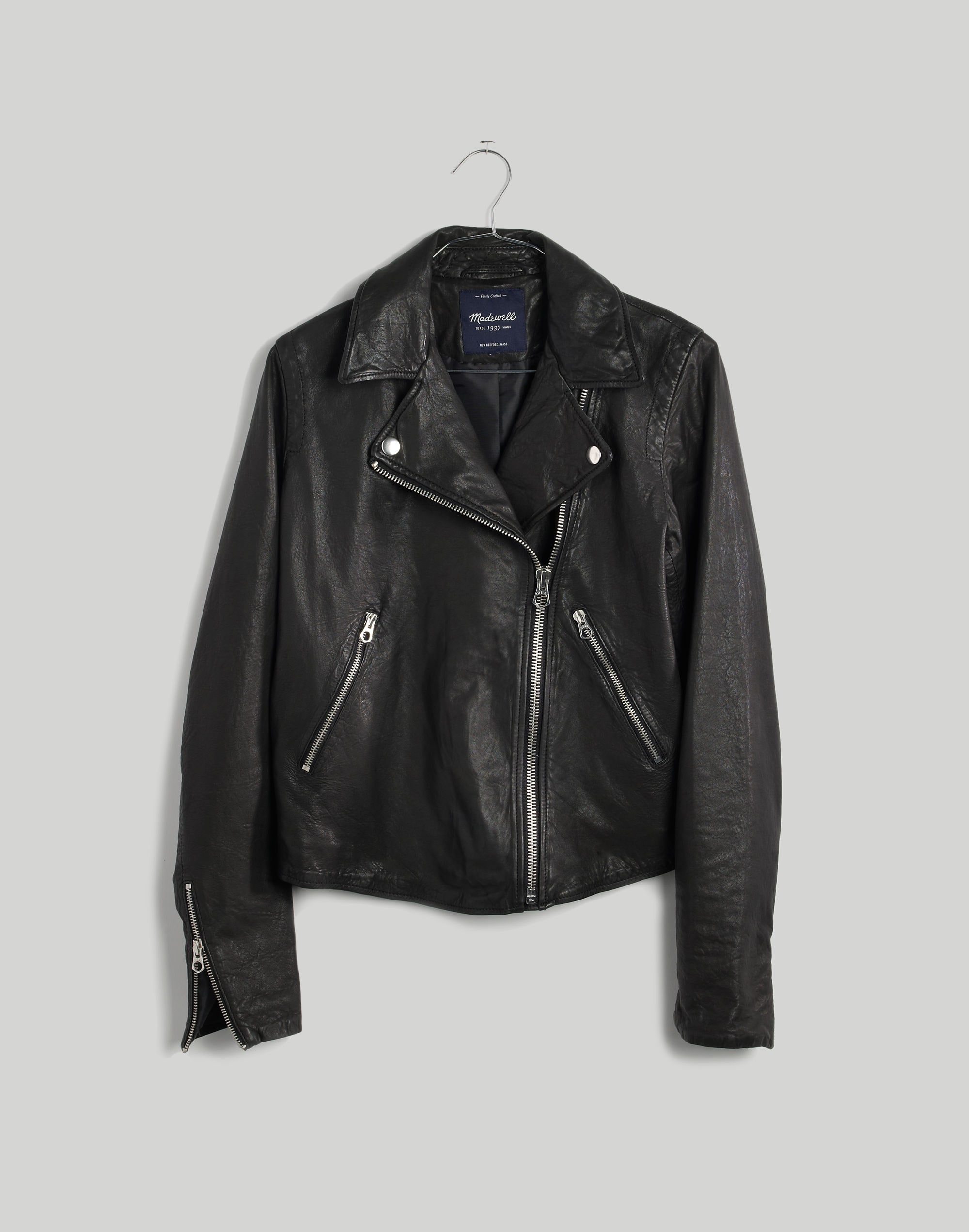 narre sensor Samtykke Women's Washed Leather Motorcycle Jacket | Madewell