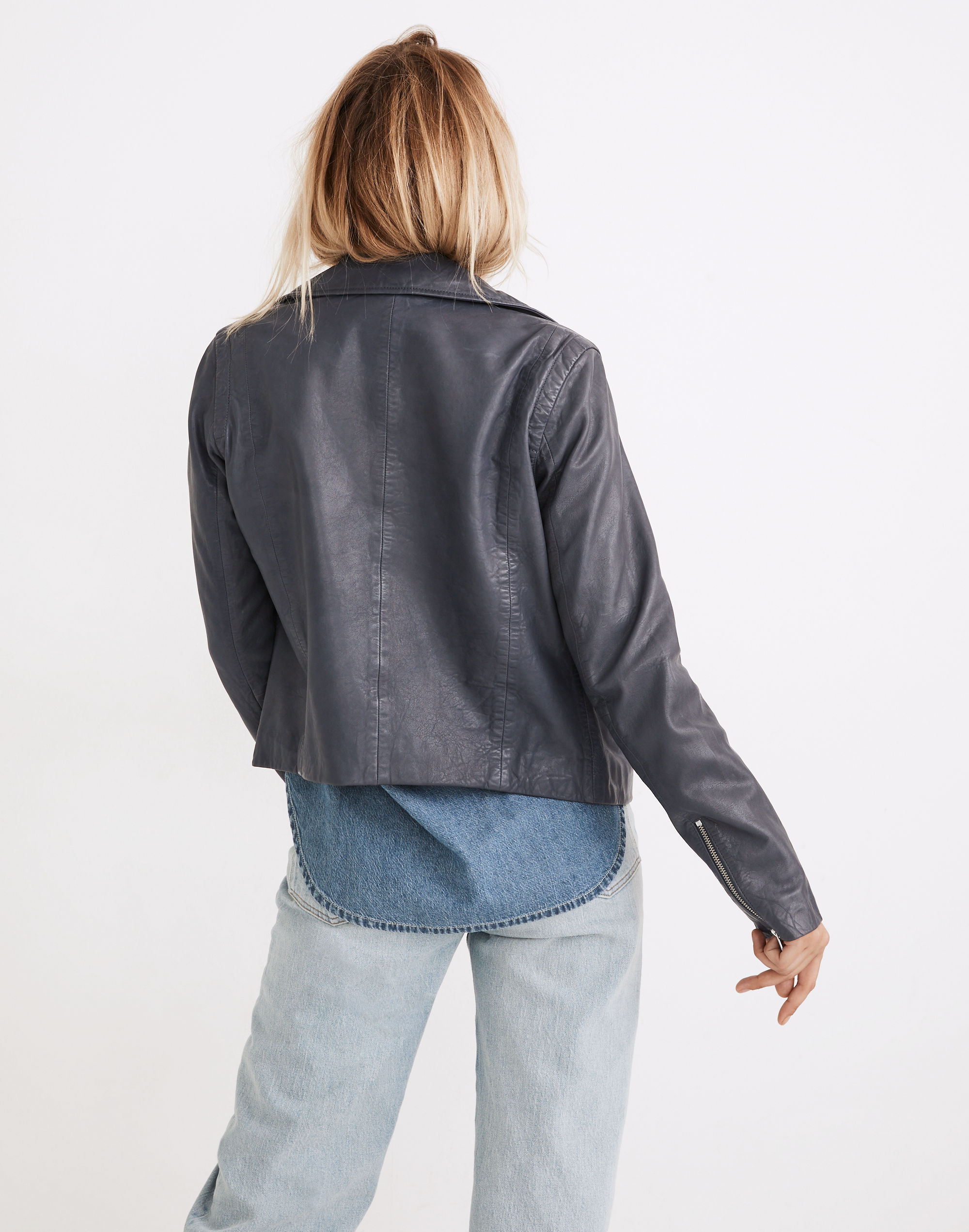 The Washed Leather Motorcycle Jacket