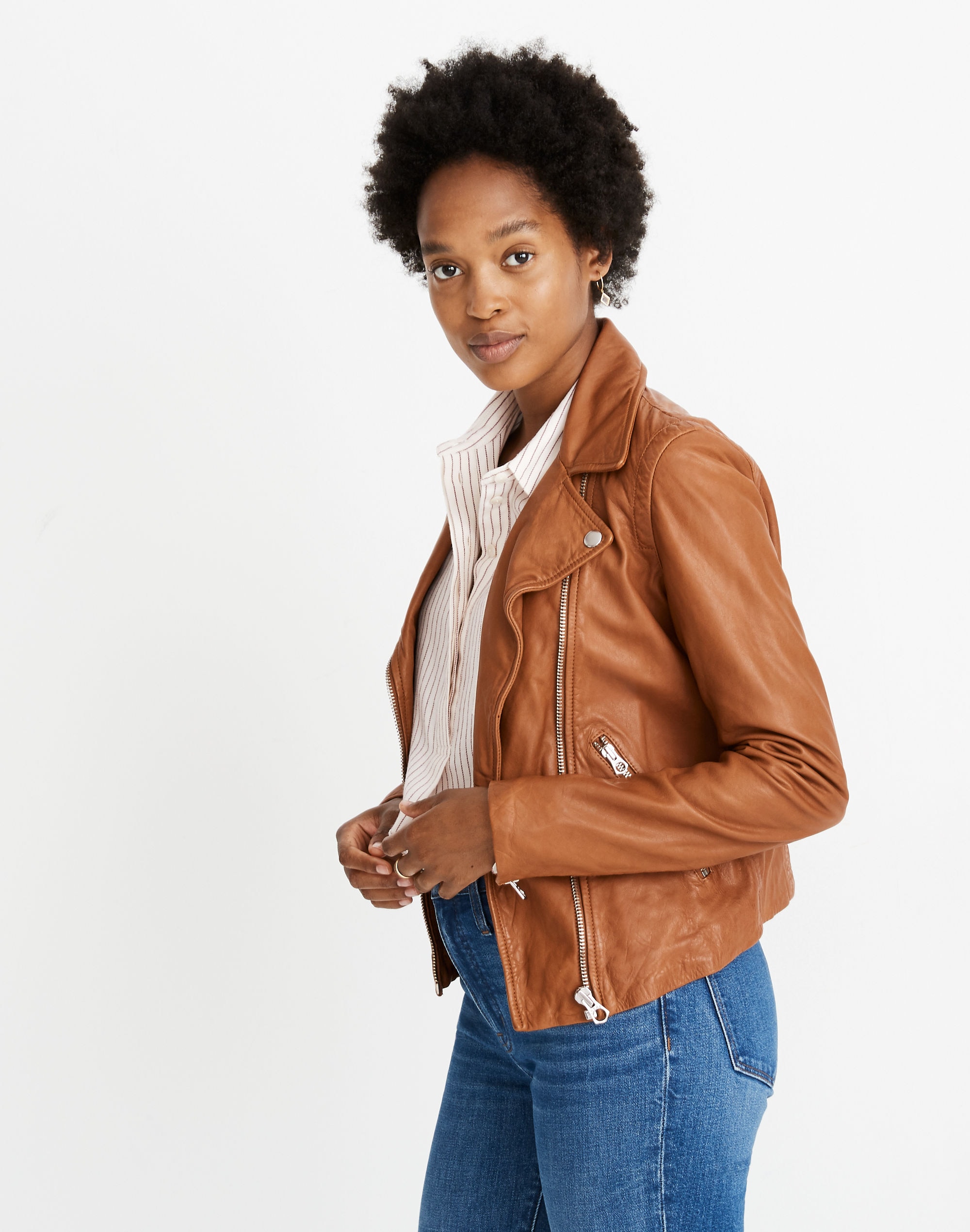 The Washed Leather Motorcycle Jacket
