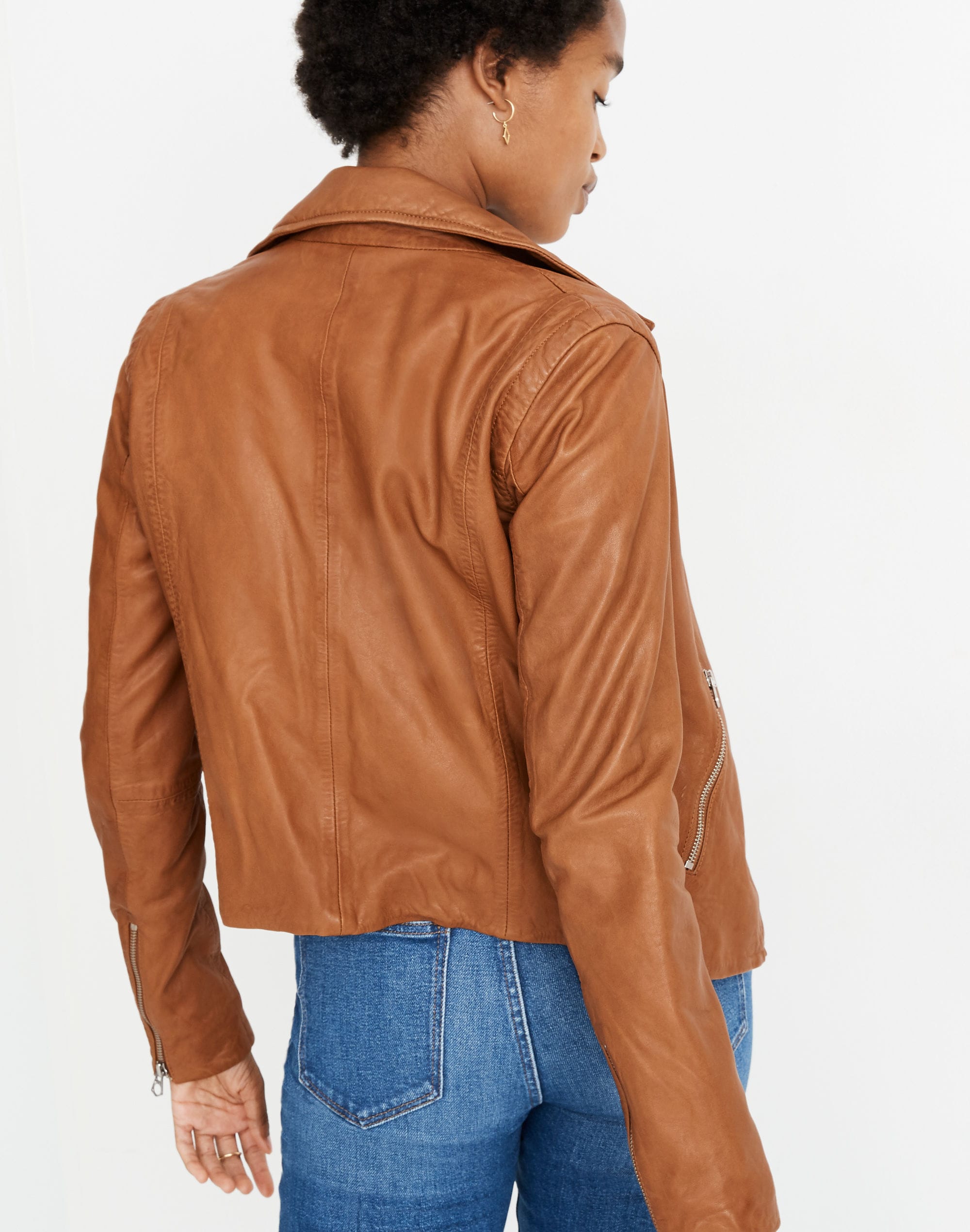 The Washed Leather Motorcycle Jacket