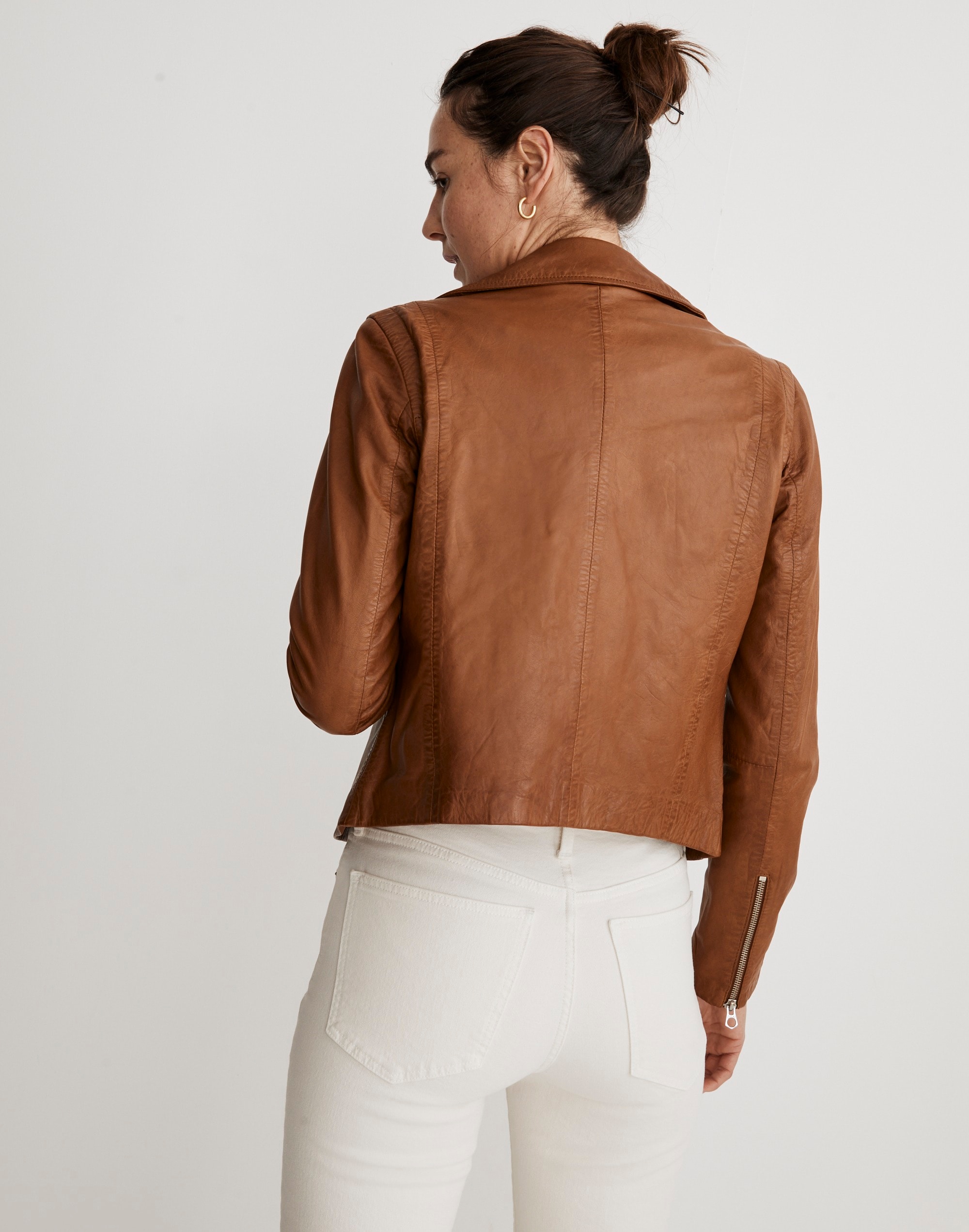 The Washed Leather Motorcycle Jacket