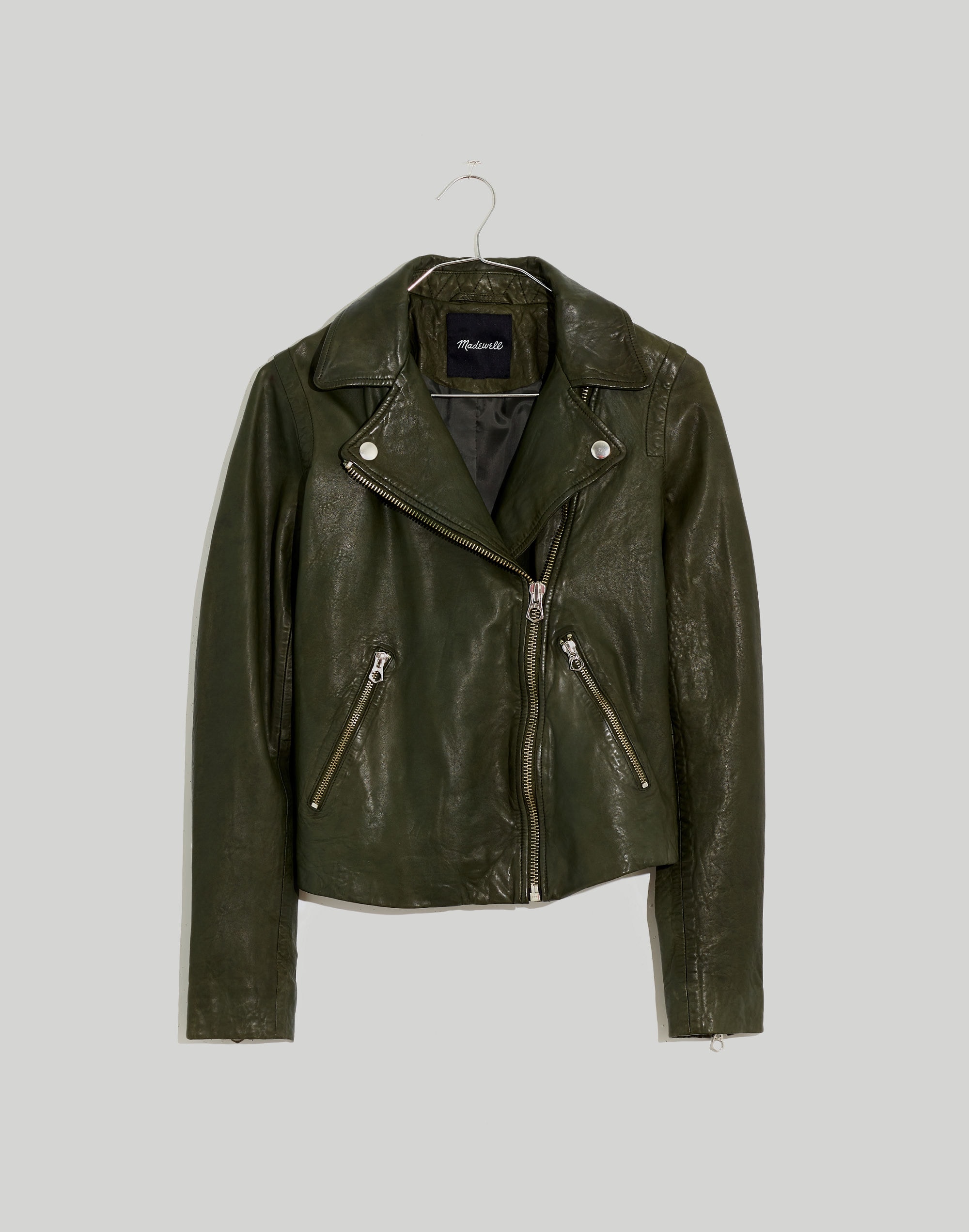 The Washed Leather Motorcycle Jacket