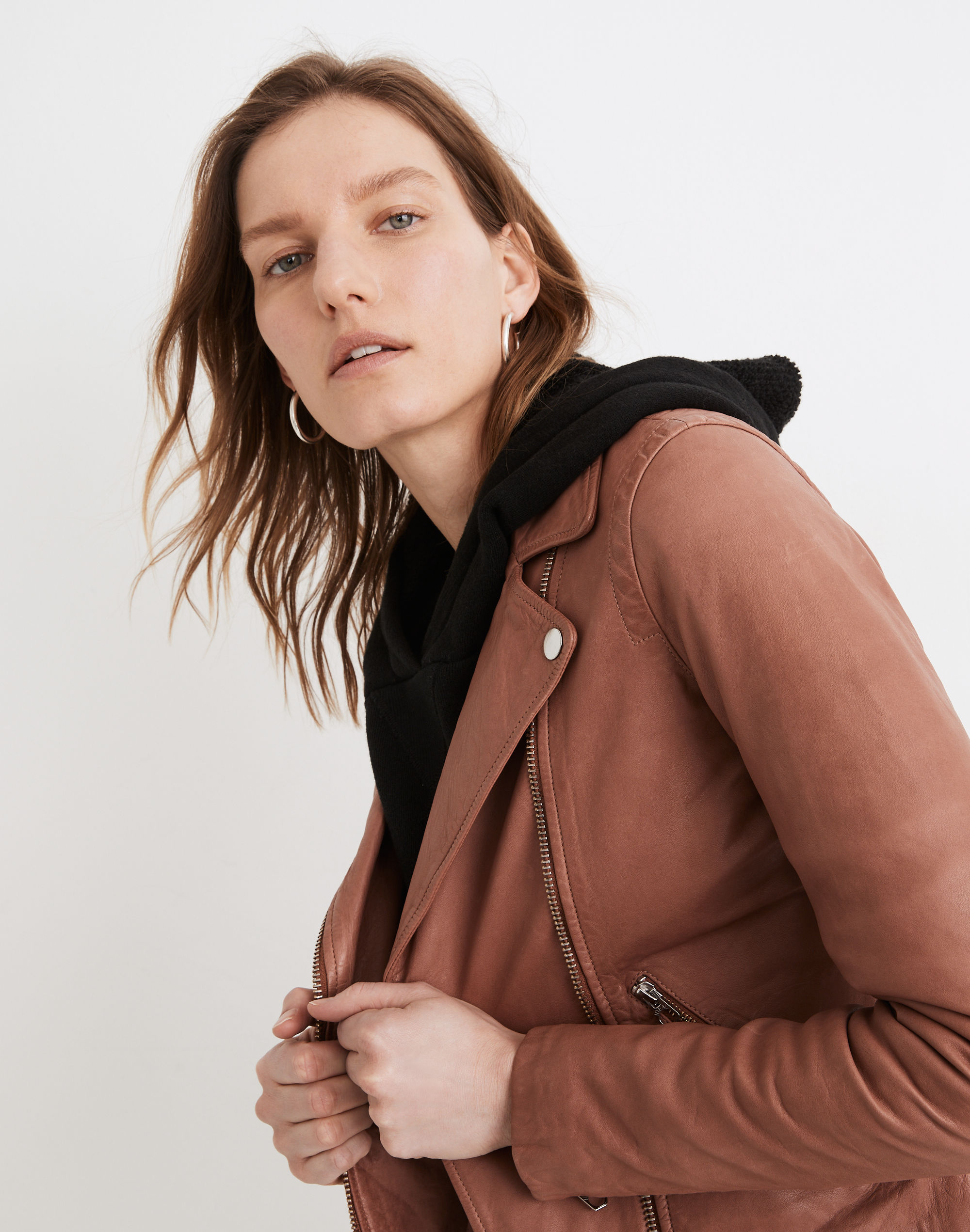 The Washed Leather Motorcycle Jacket
