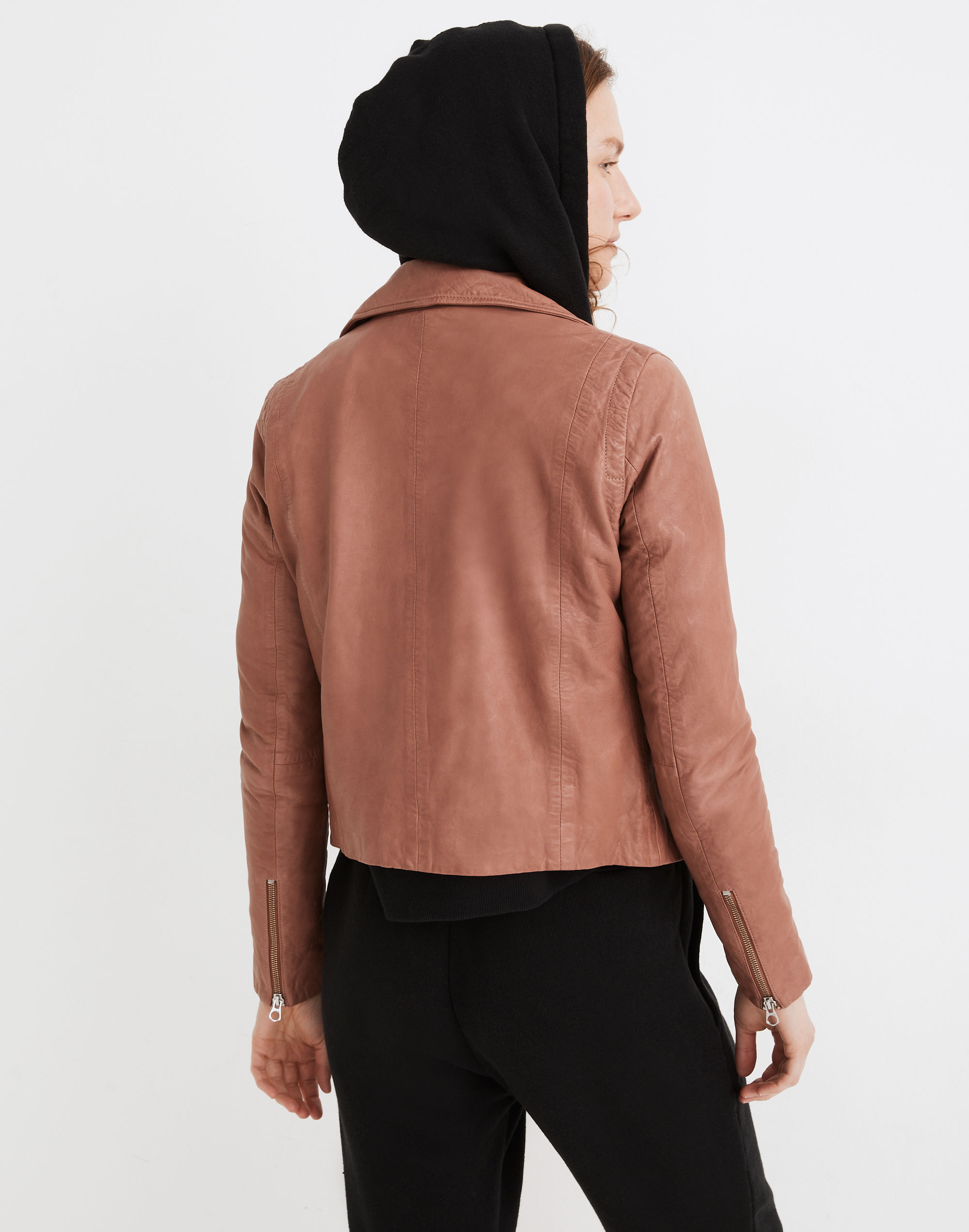 The Washed Leather Motorcycle Jacket