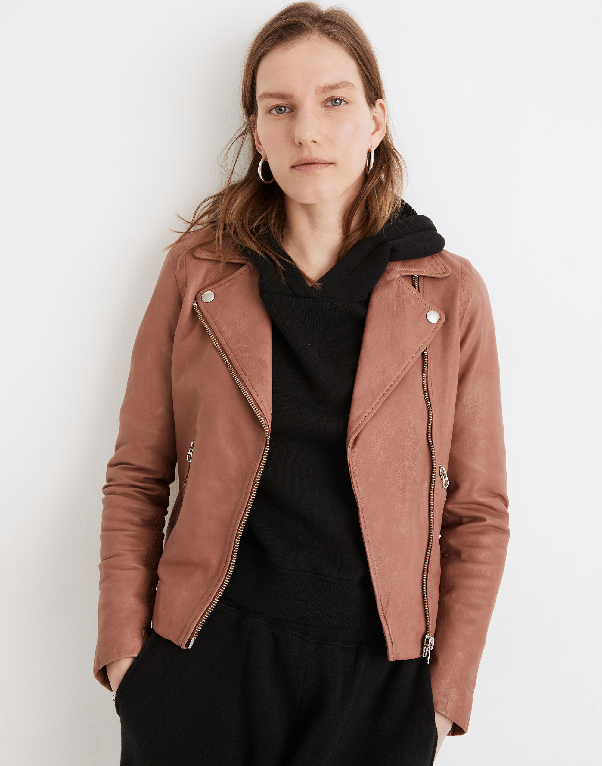 The Washed Leather Motorcycle Jacket