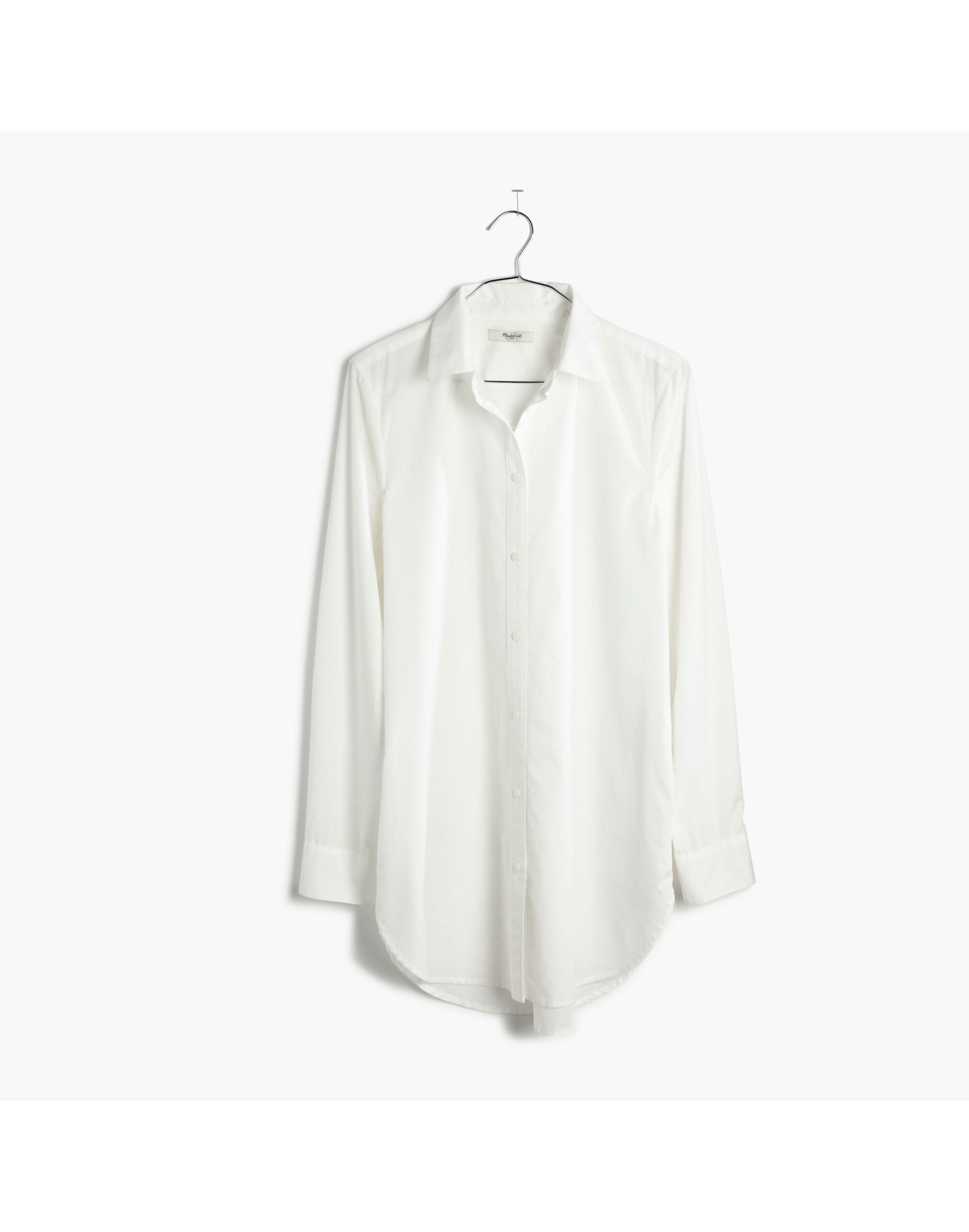Button-Down Tunic Shirt with Pockets