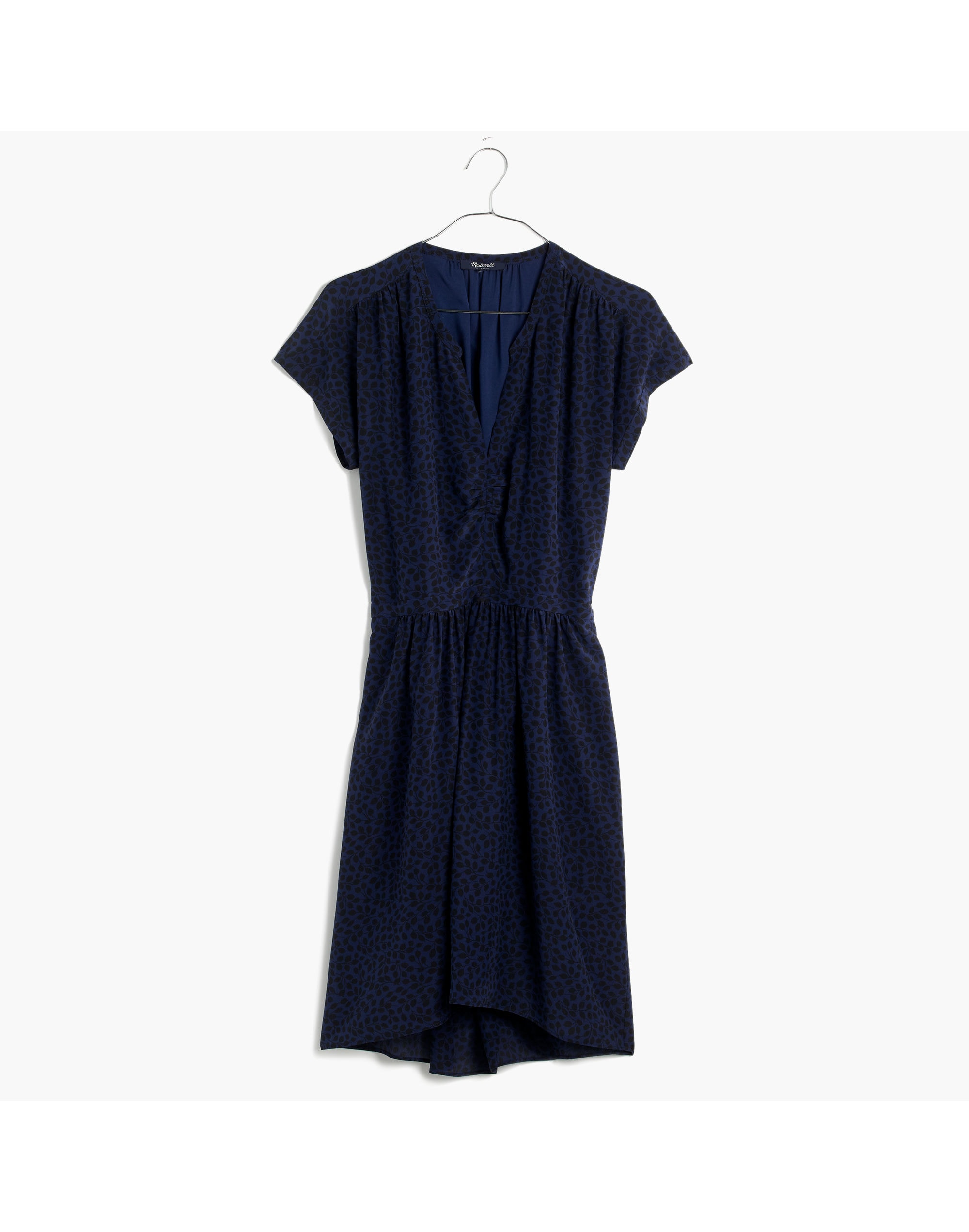 Silk Fable Dress in Leaf Shade