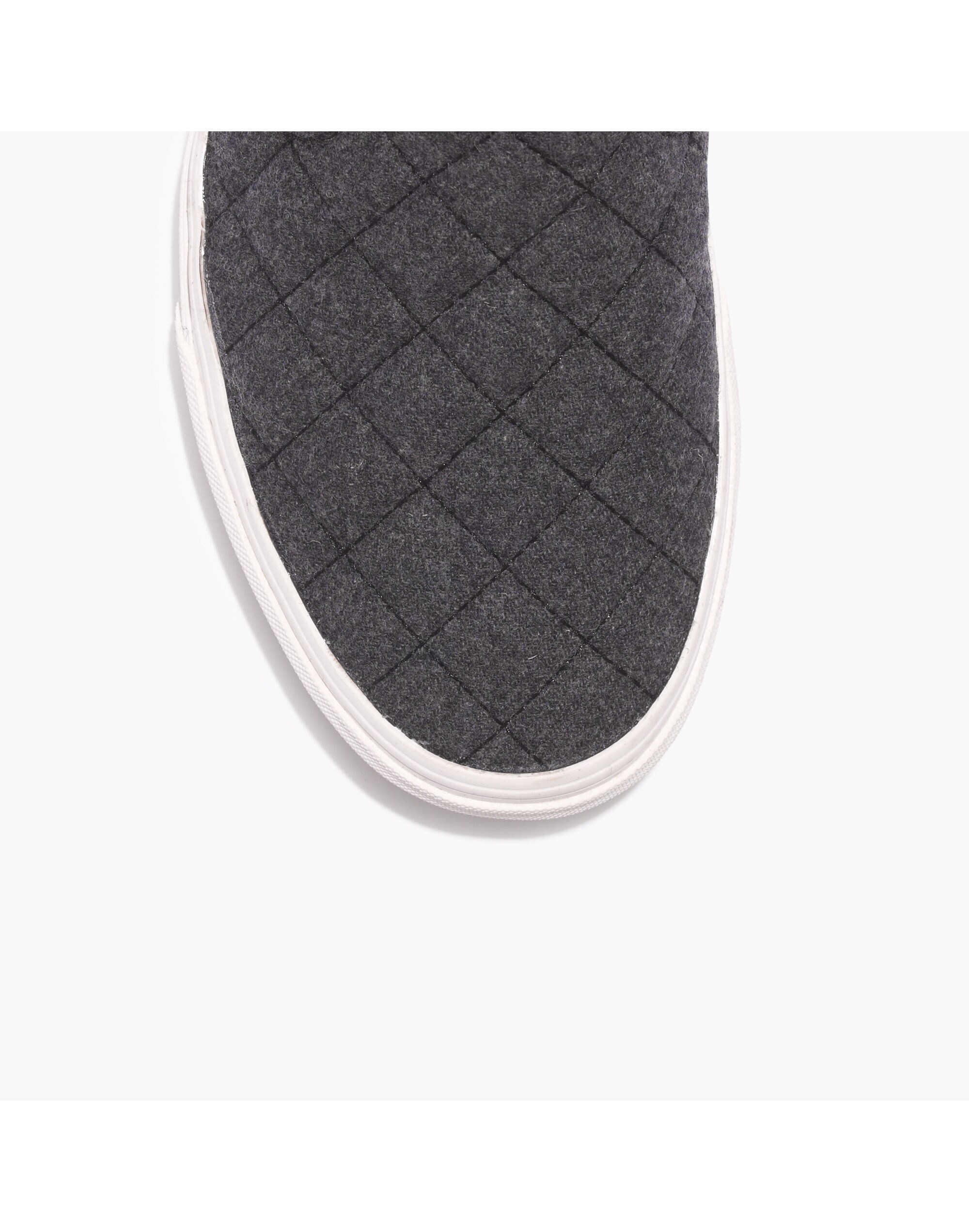 Madewell &amp; Vans&reg; Classic Slip-Ons in Quilted Flannel
