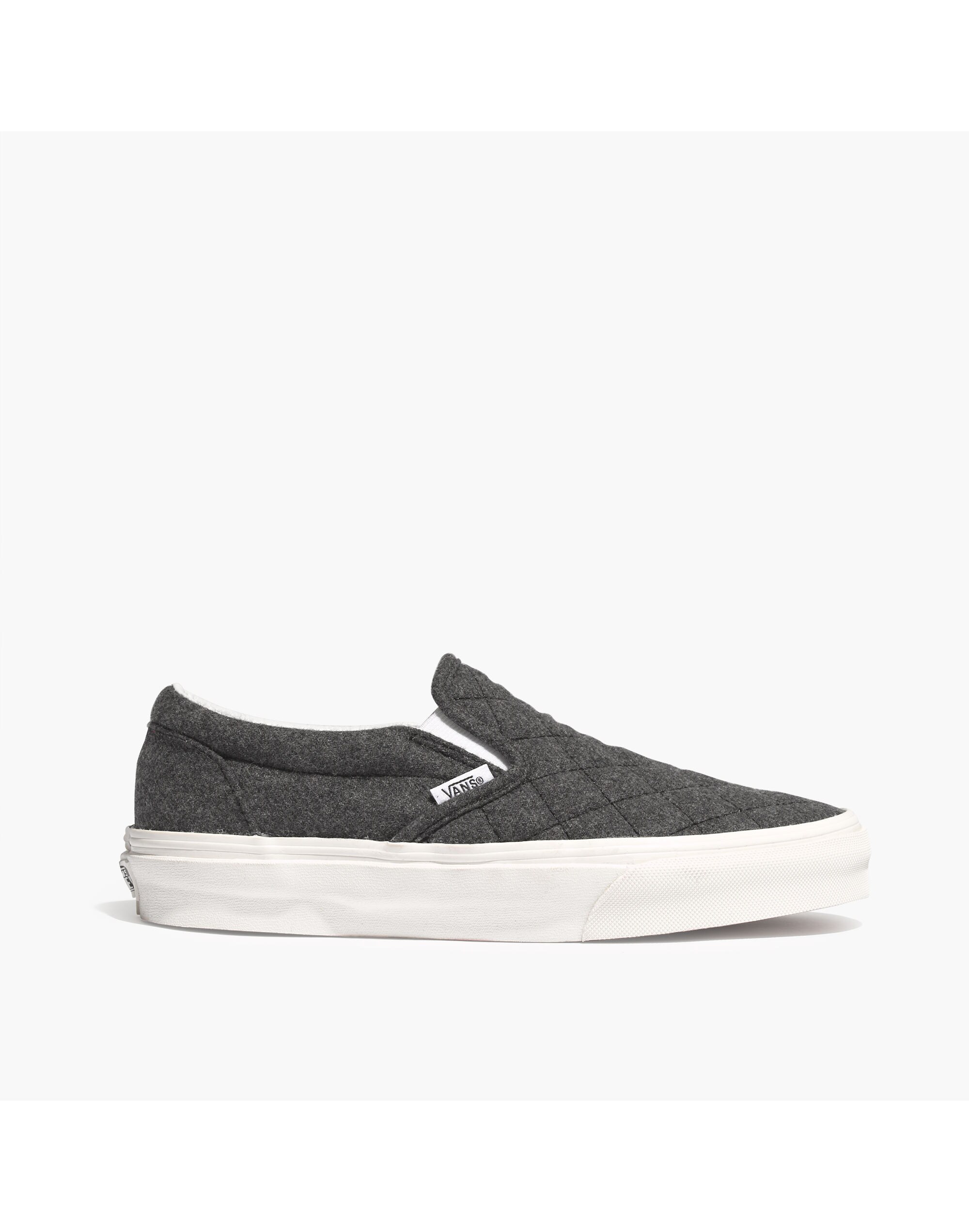 Madewell &amp; Vans&reg; Classic Slip-Ons in Quilted Flannel