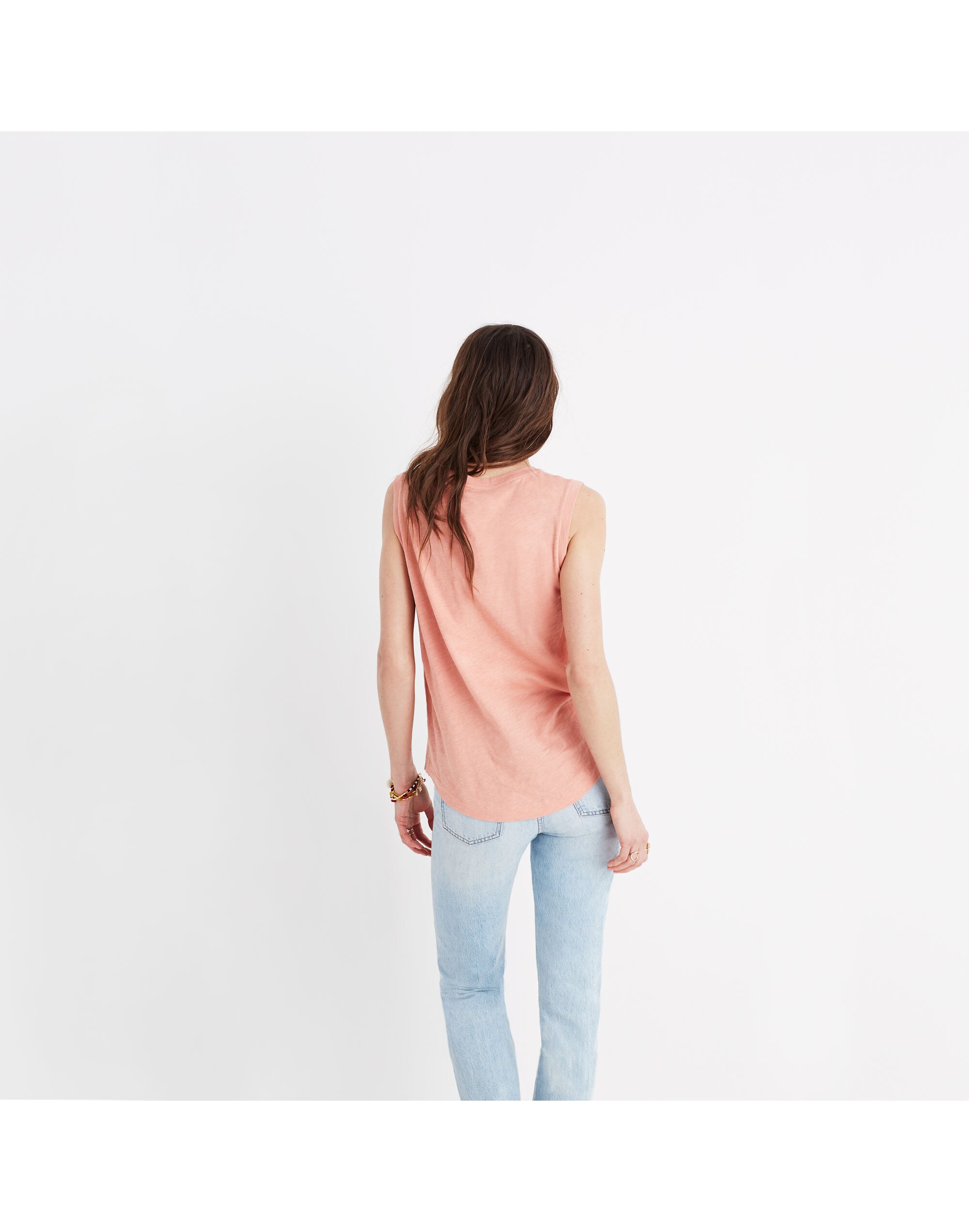 Whisper Cotton Crewneck Muscle Tank