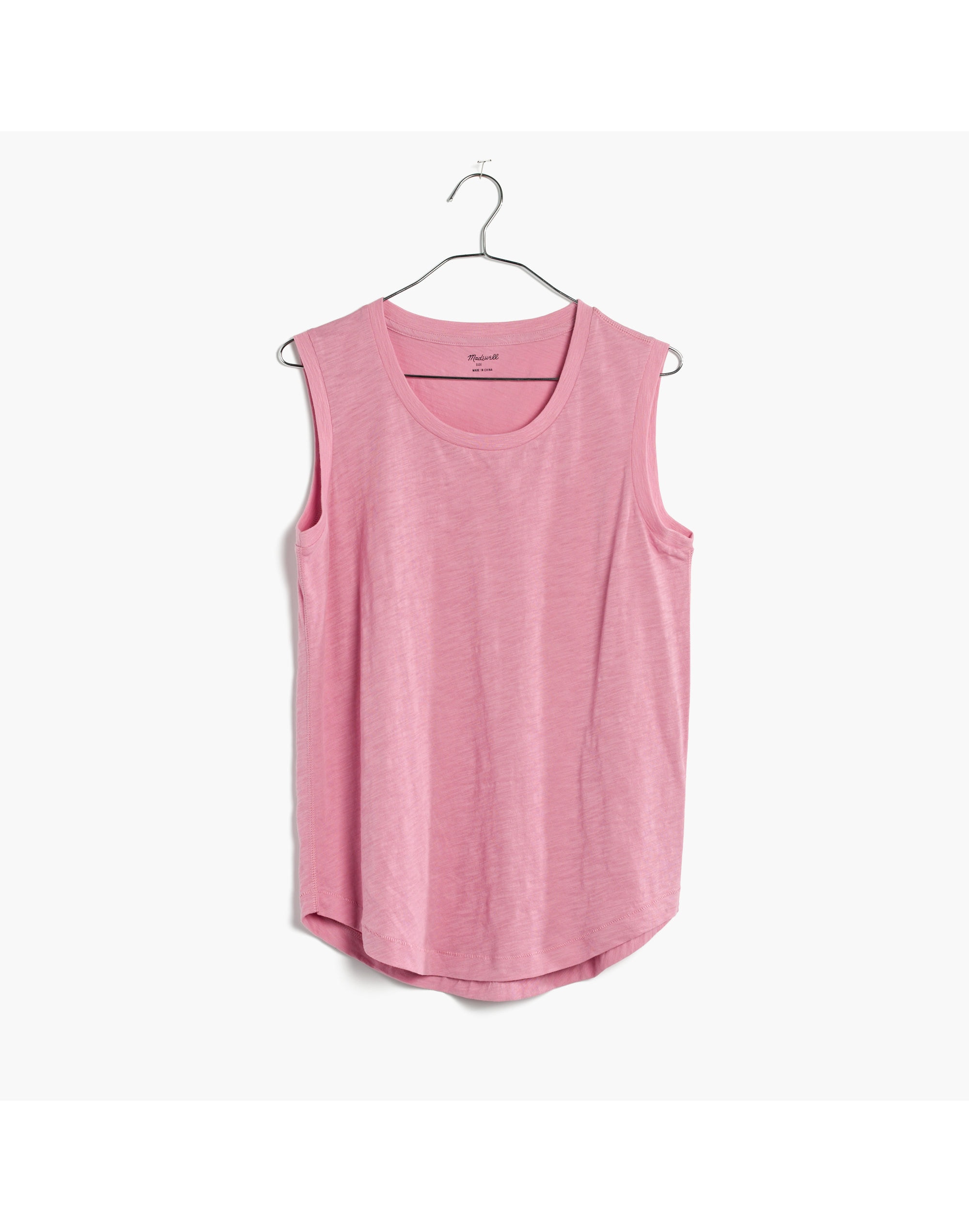 Whisper Cotton Crewneck Muscle Tank