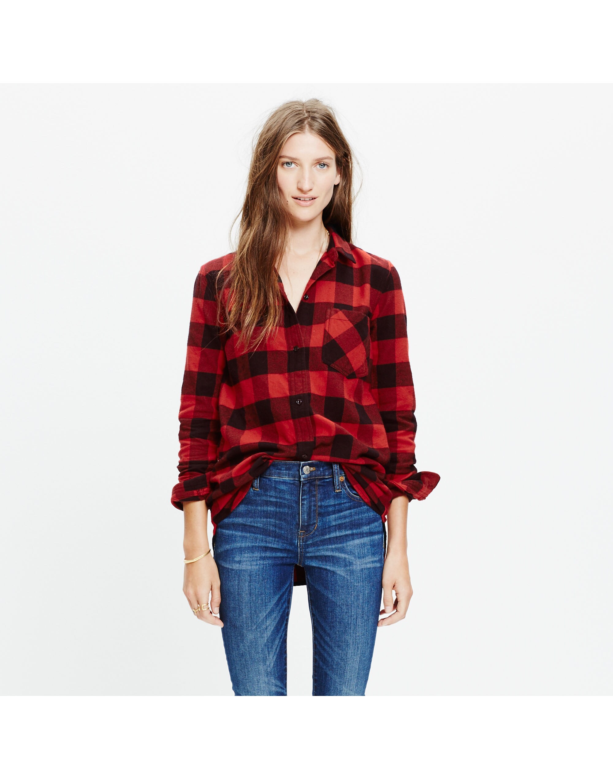 Flannel Ex-Boyfriend Shirt in Buffalo Check