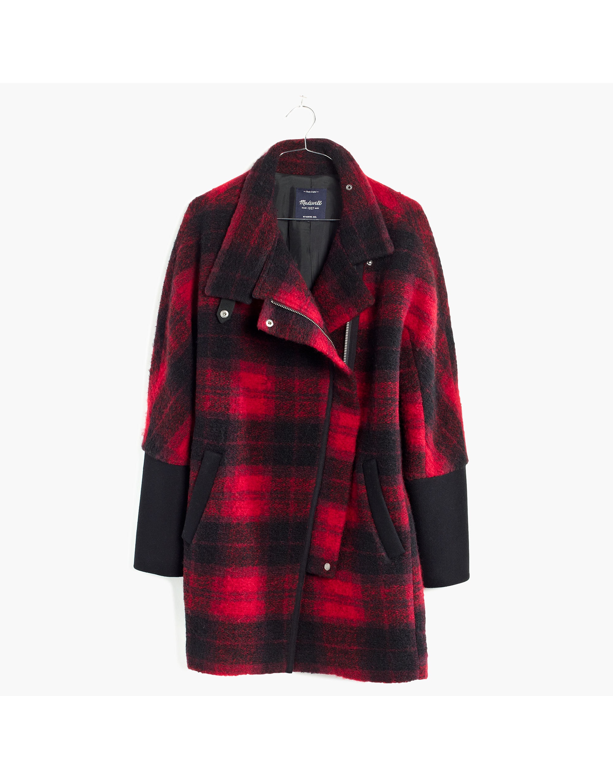 City Grid Coat in Plaid