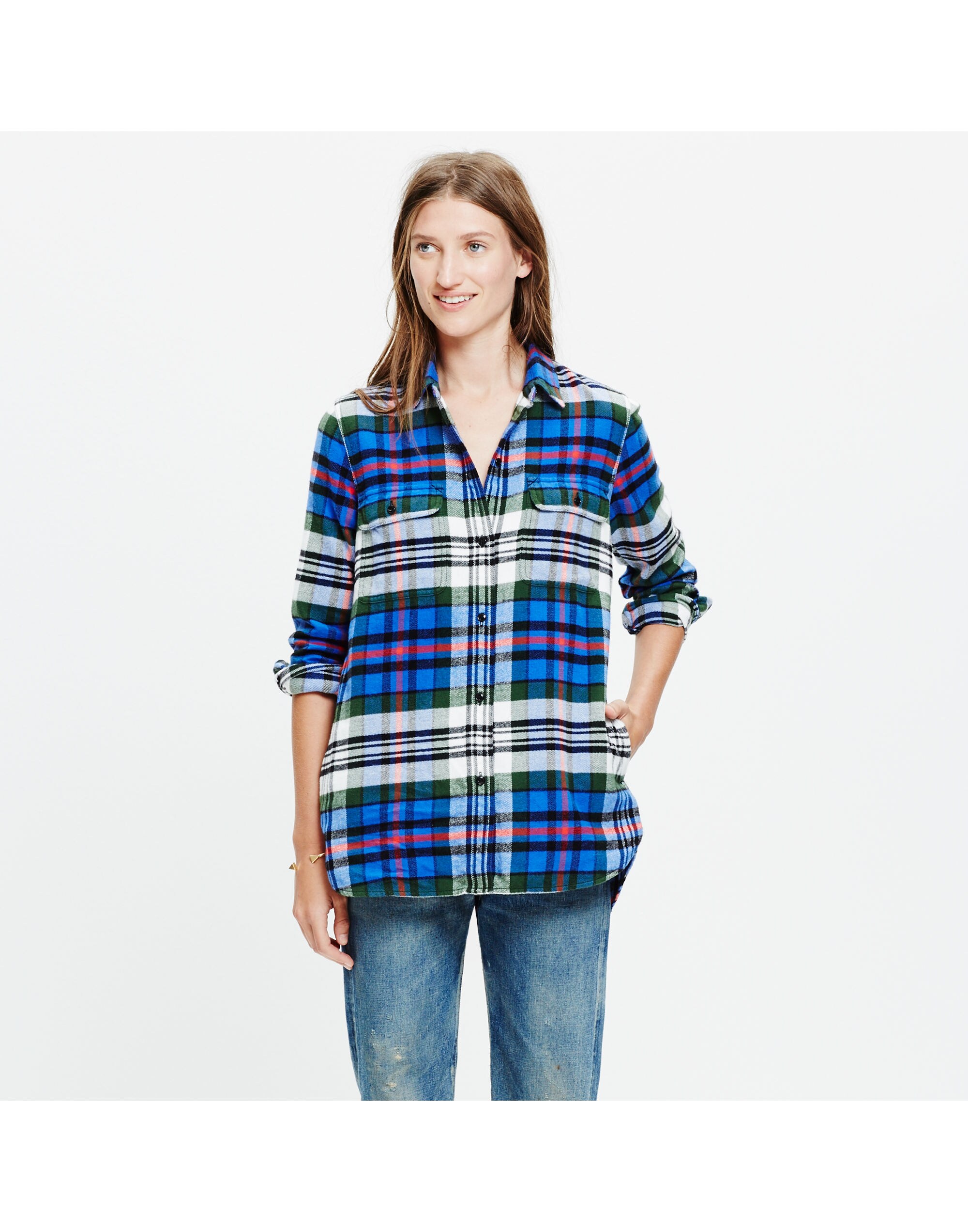 Flannel Ex-Boyfriend Shirt in Larchmont Plaid