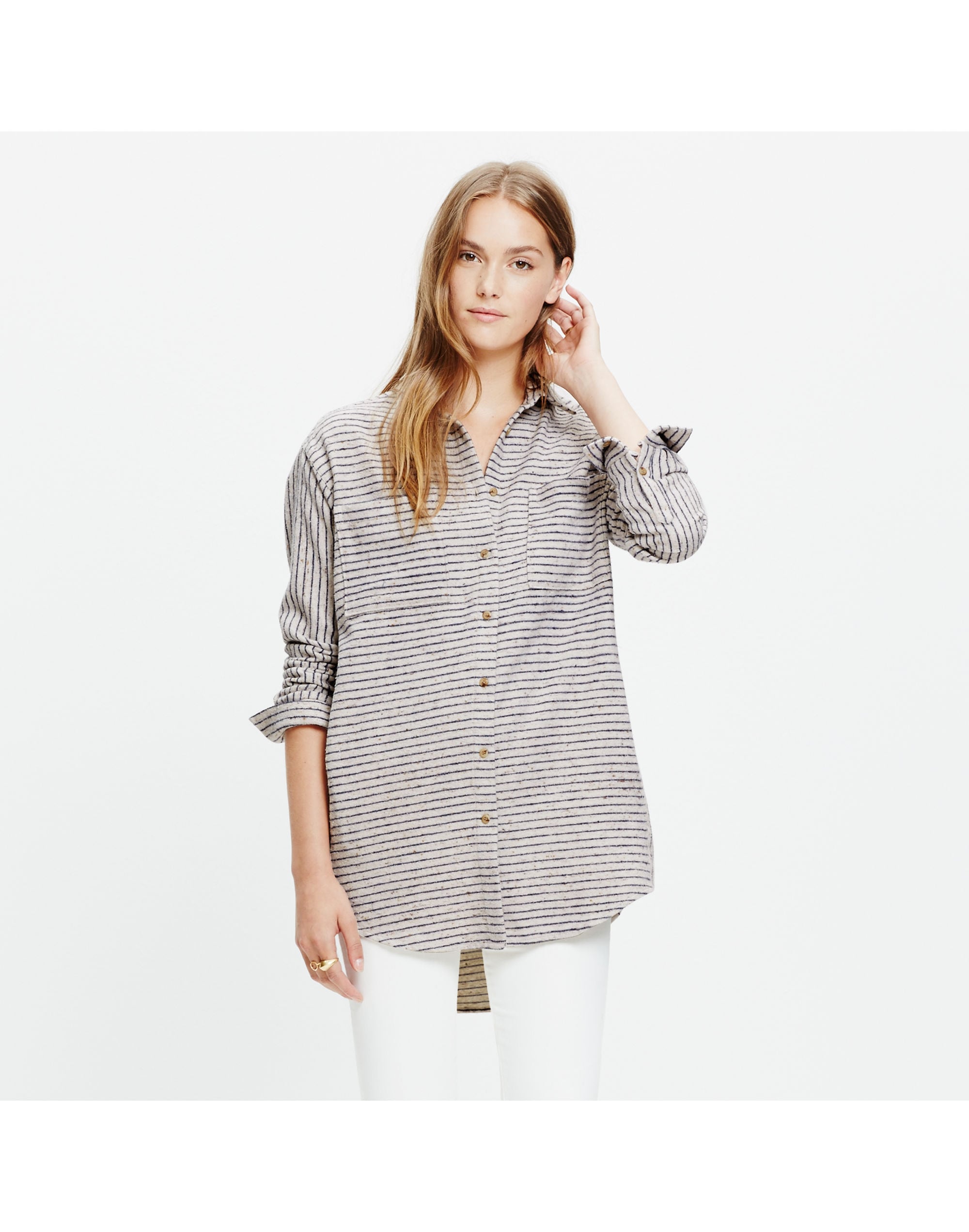 Flannel Sunday Shirt in Stripe