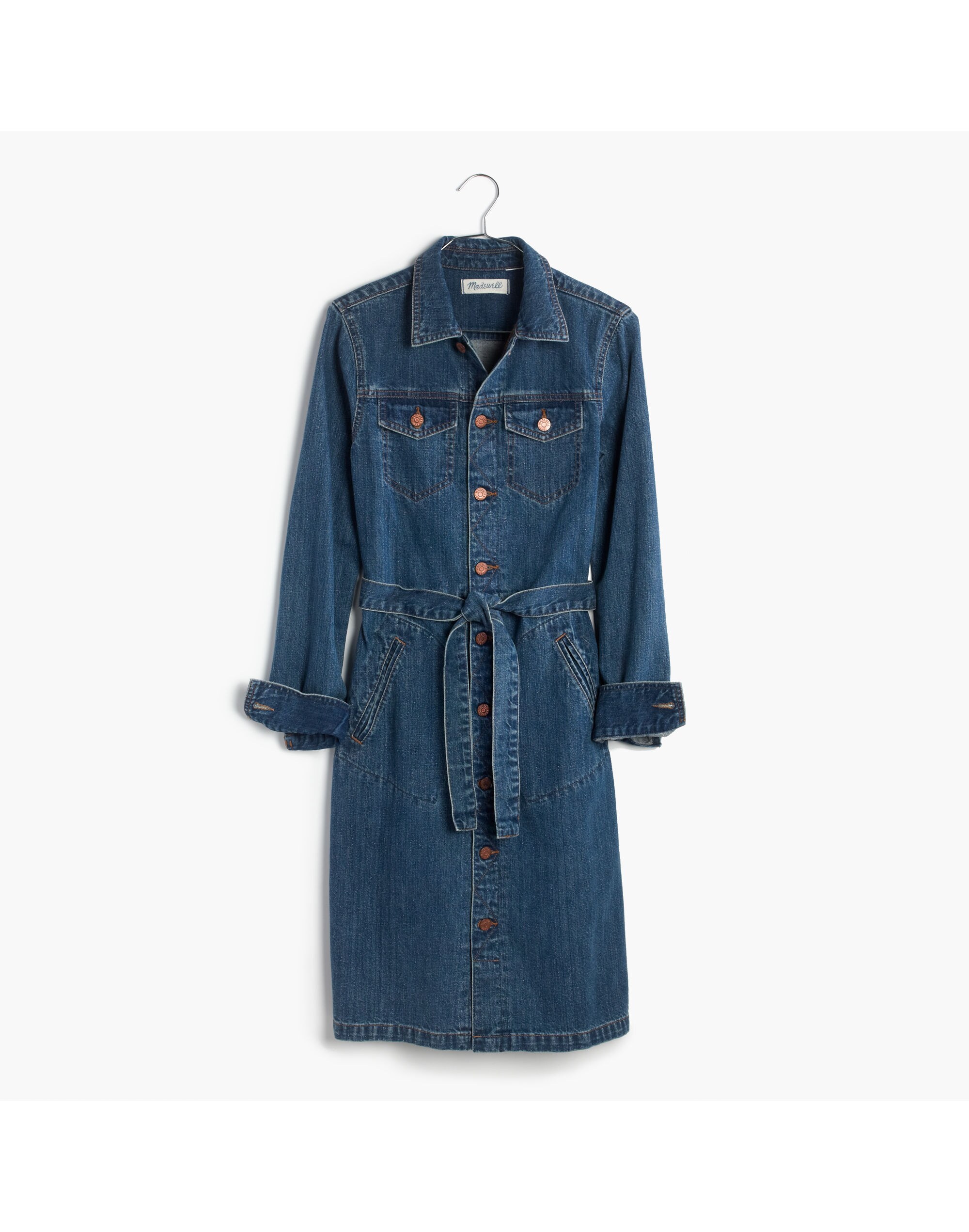 Denim Trench Dress