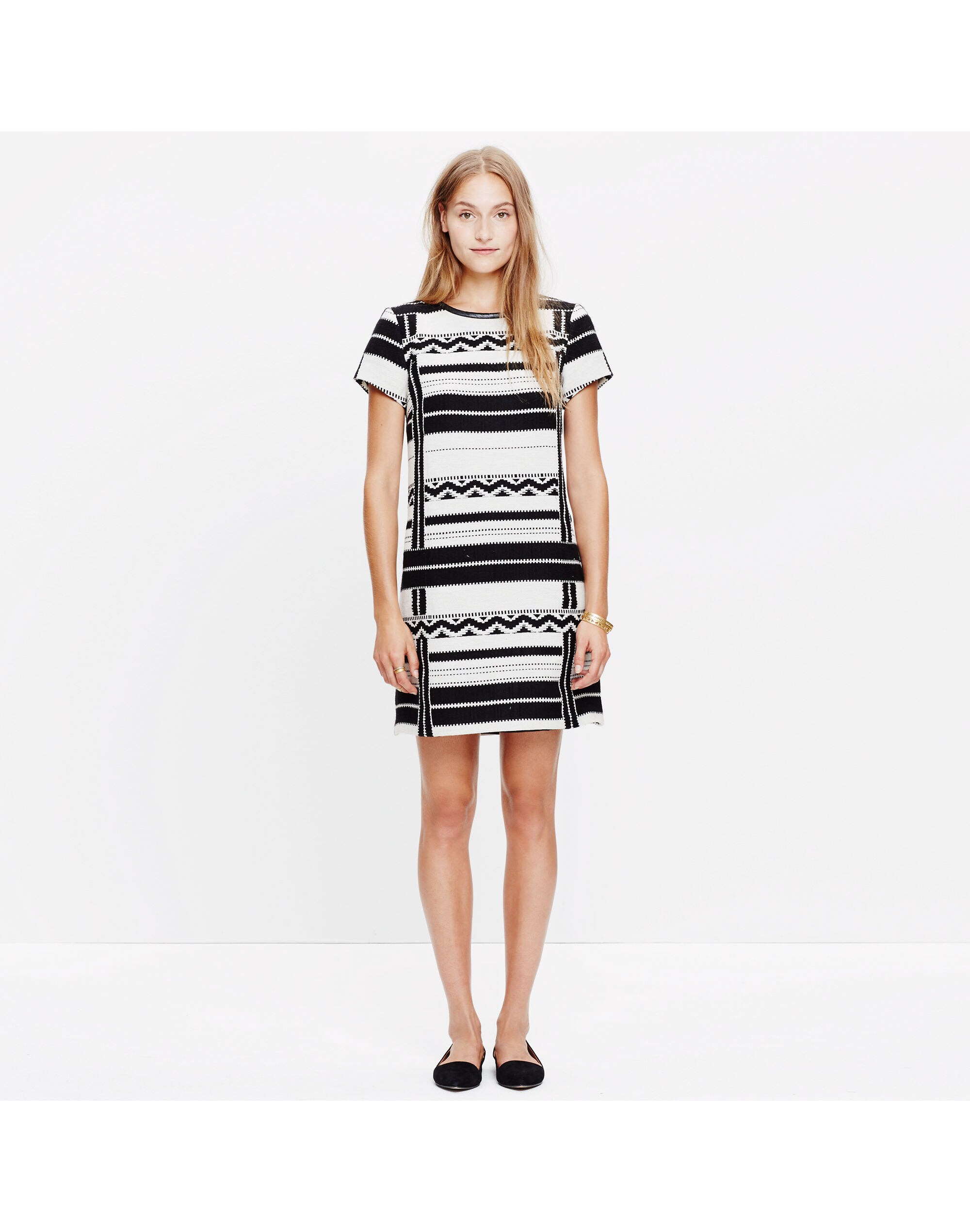 Geo Jacquard Dress