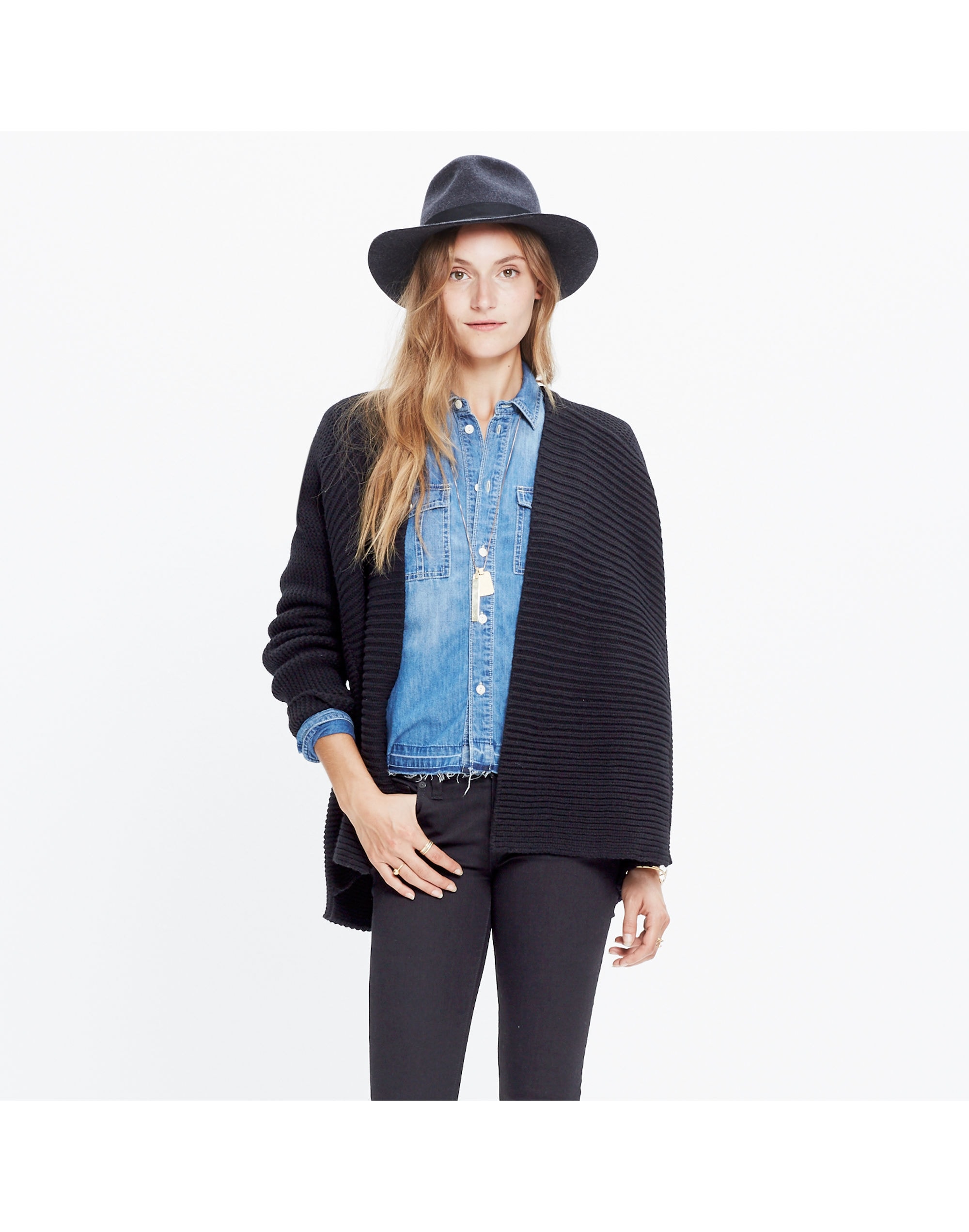 Drapefold Cardigan Sweater
