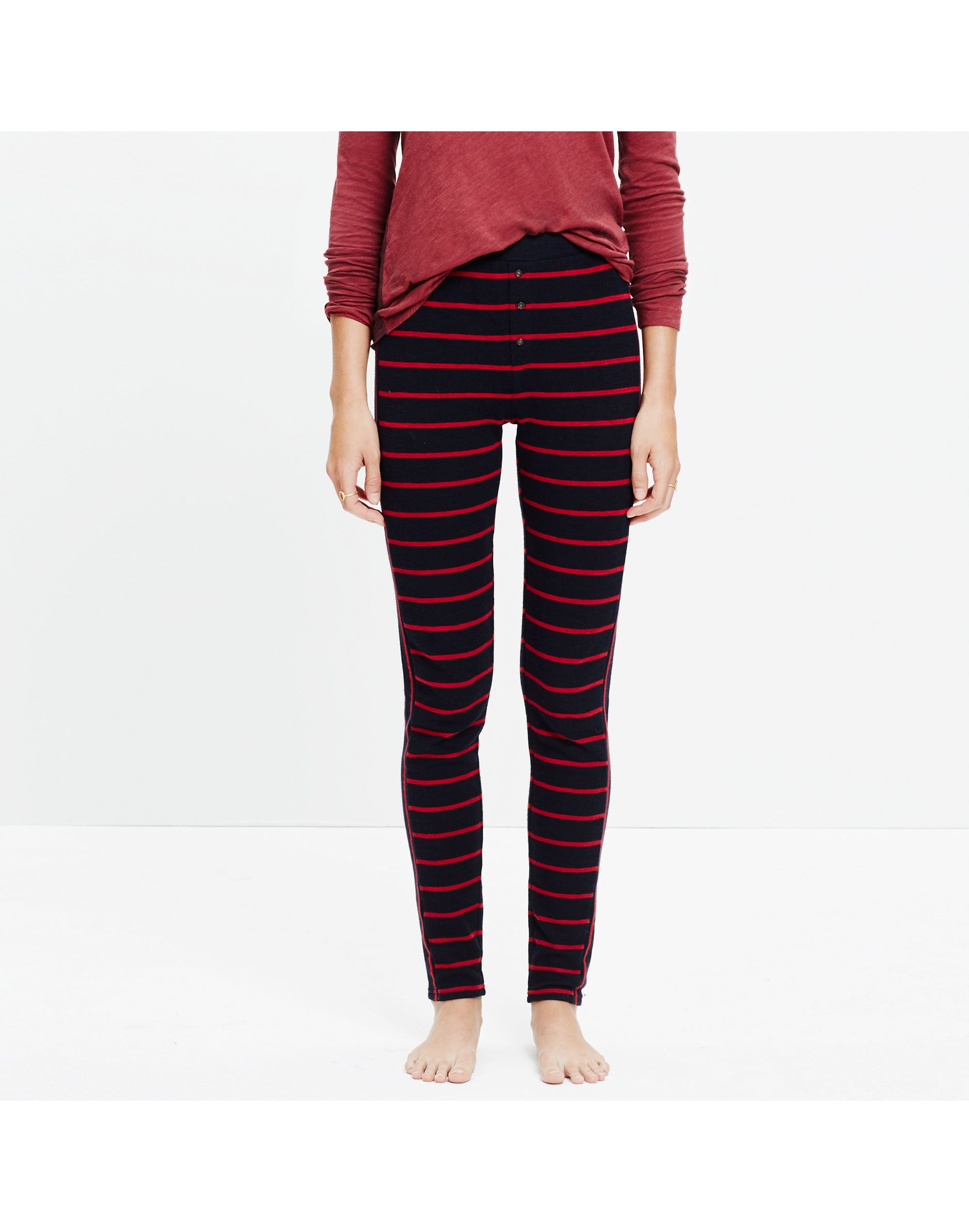 Striped Sleep Leggings