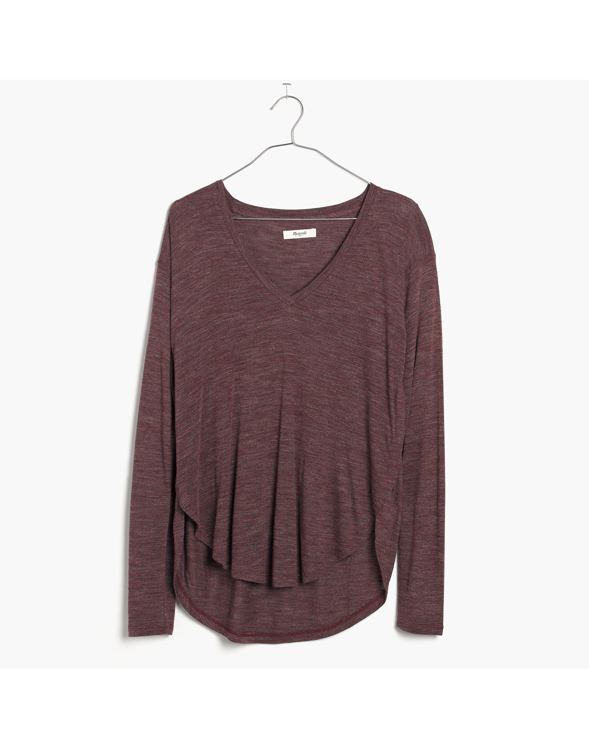 Heathered Anthem Long-Sleeve V-Neck Tee