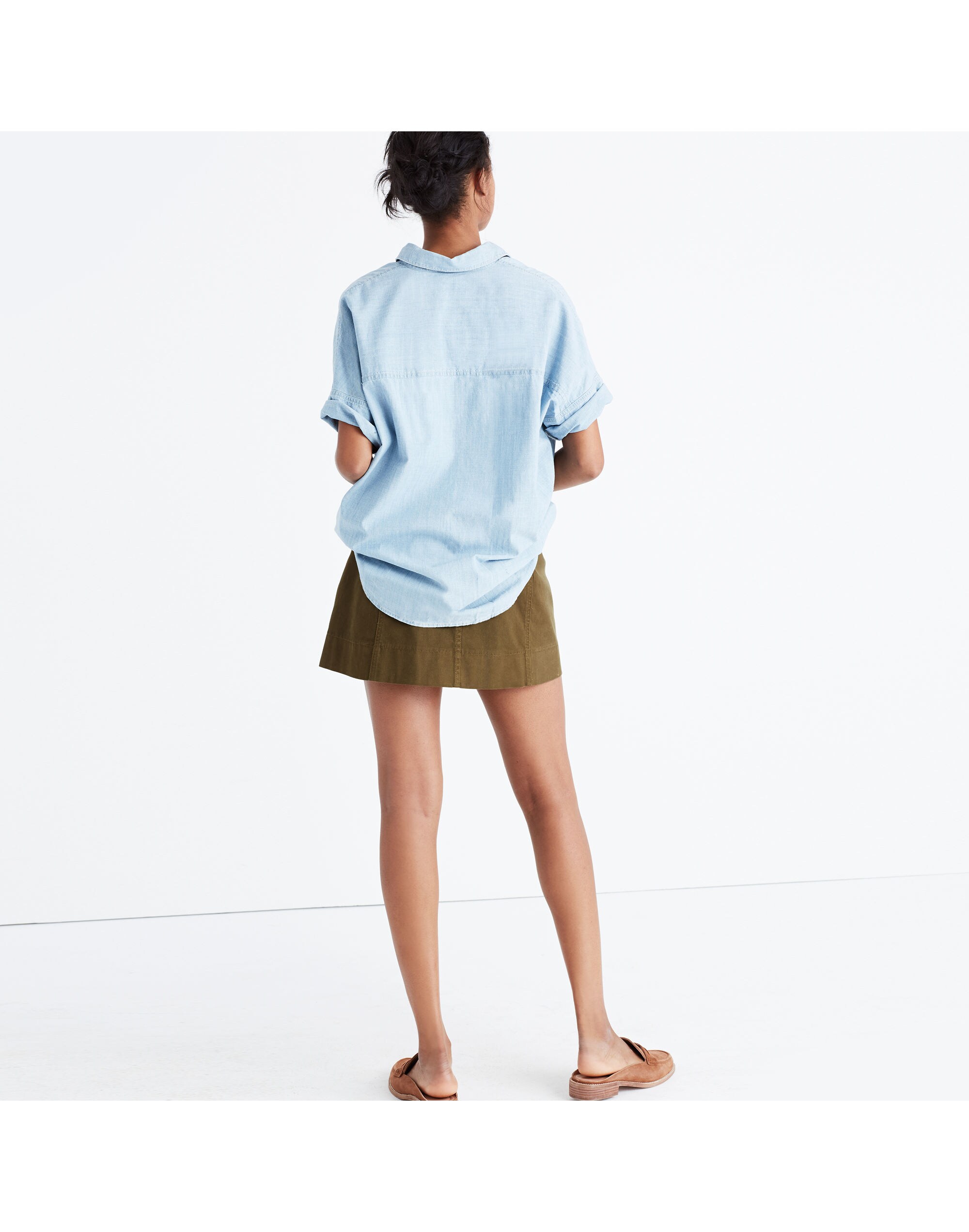 Chambray Courier Shirt in Buckley Wash