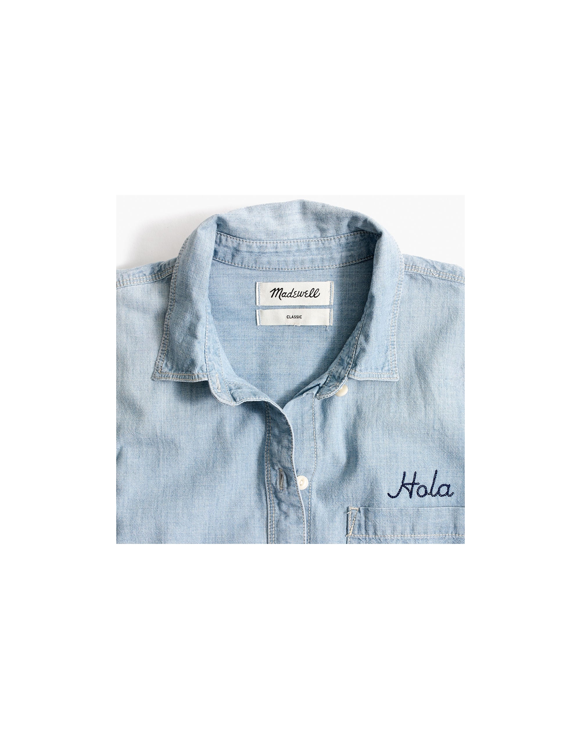 Chambray Courier Shirt in Buckley Wash