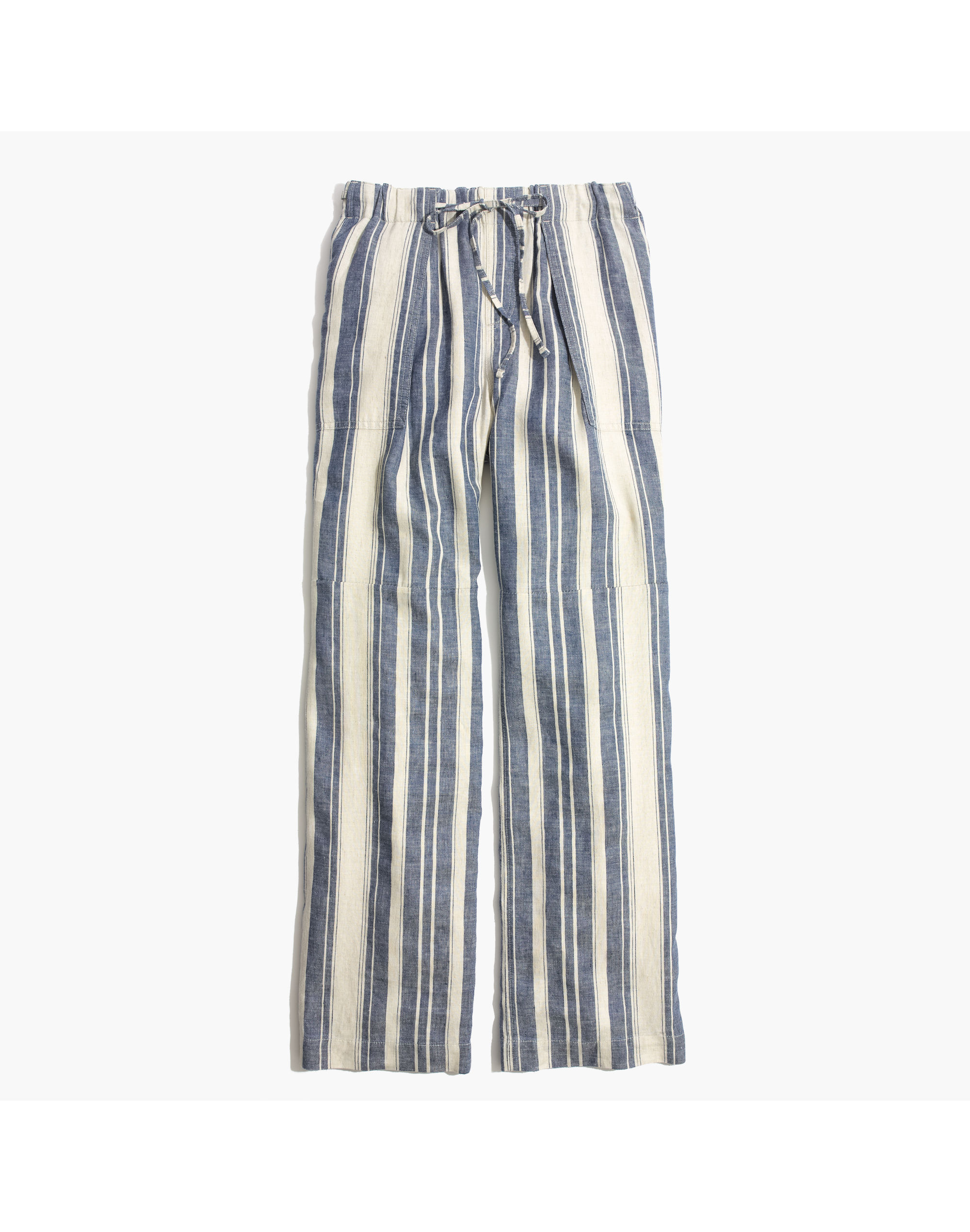 Striped Lawndale Wide-Leg Pants
