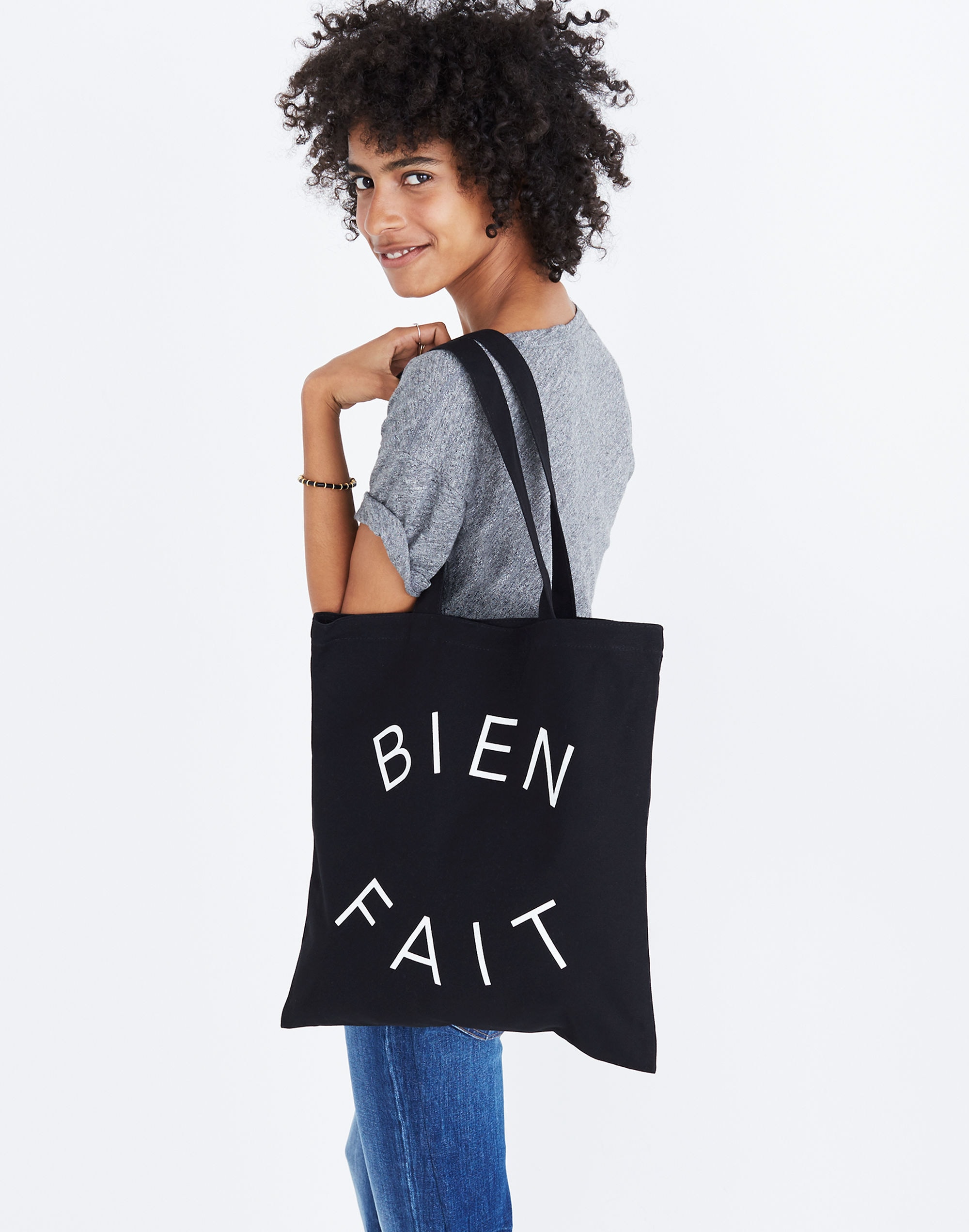 The Bien Fait&trade; Reusable Canvas Tote