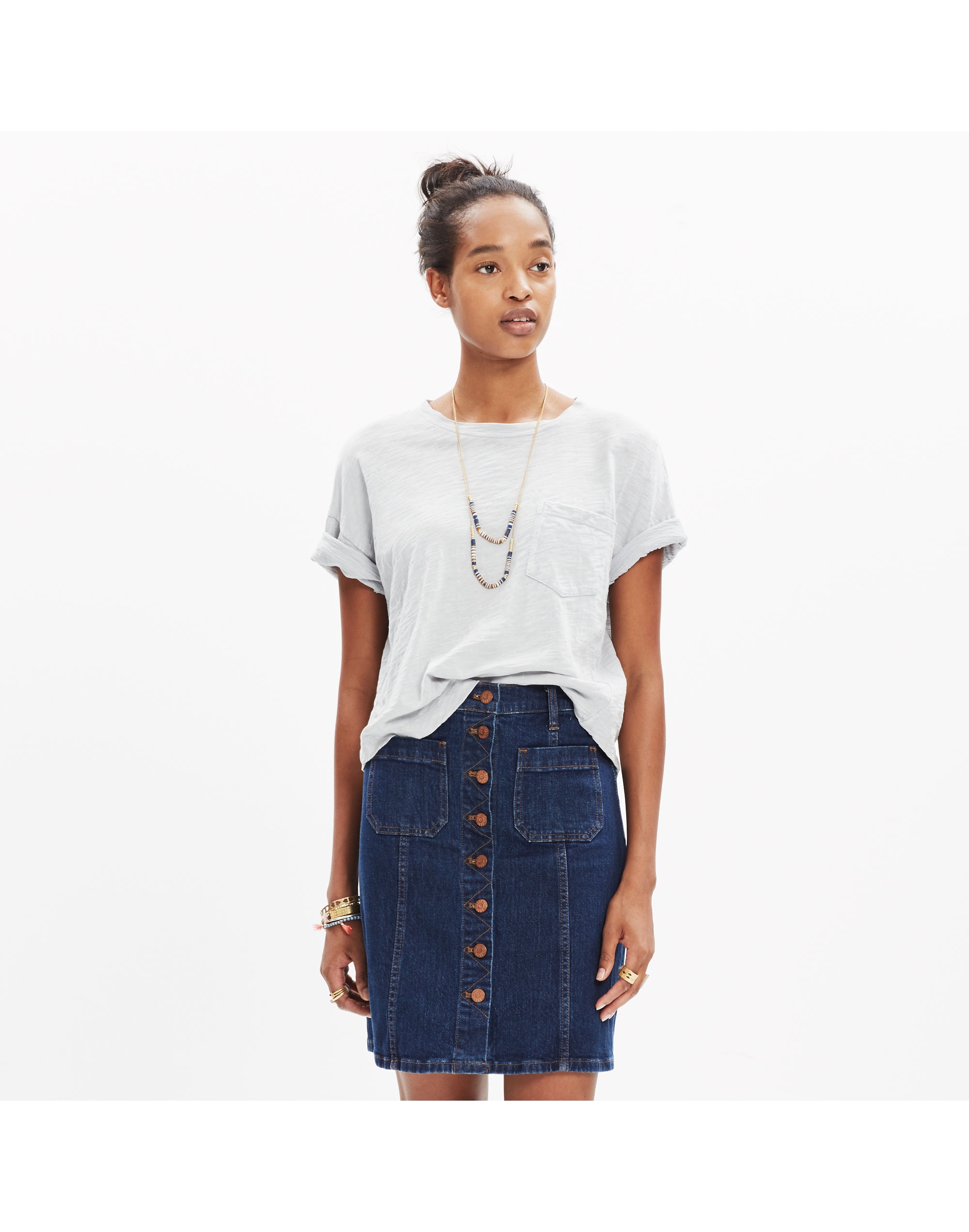 garment-dyed pocket tee