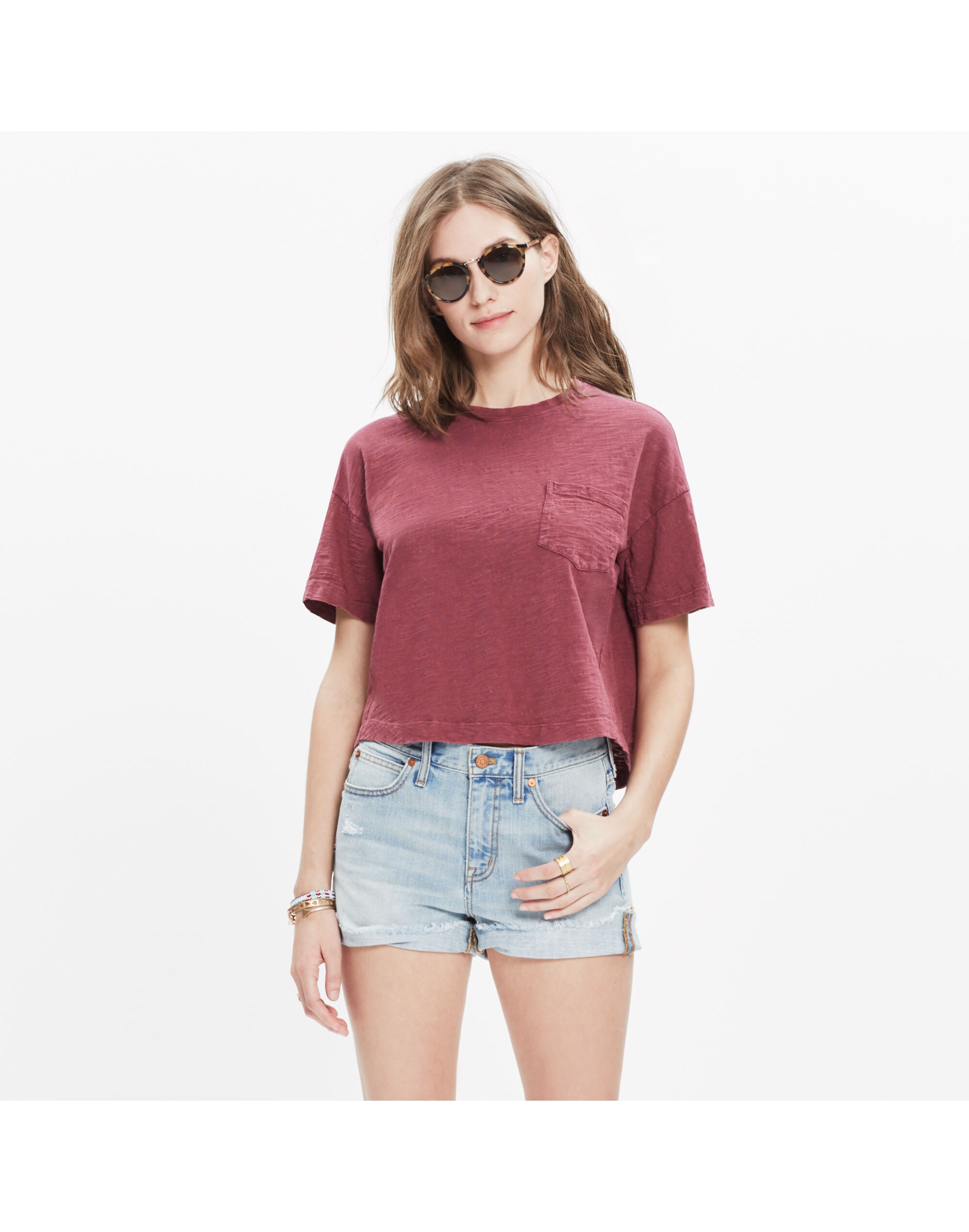 Garment-Dyed Pocket Tee