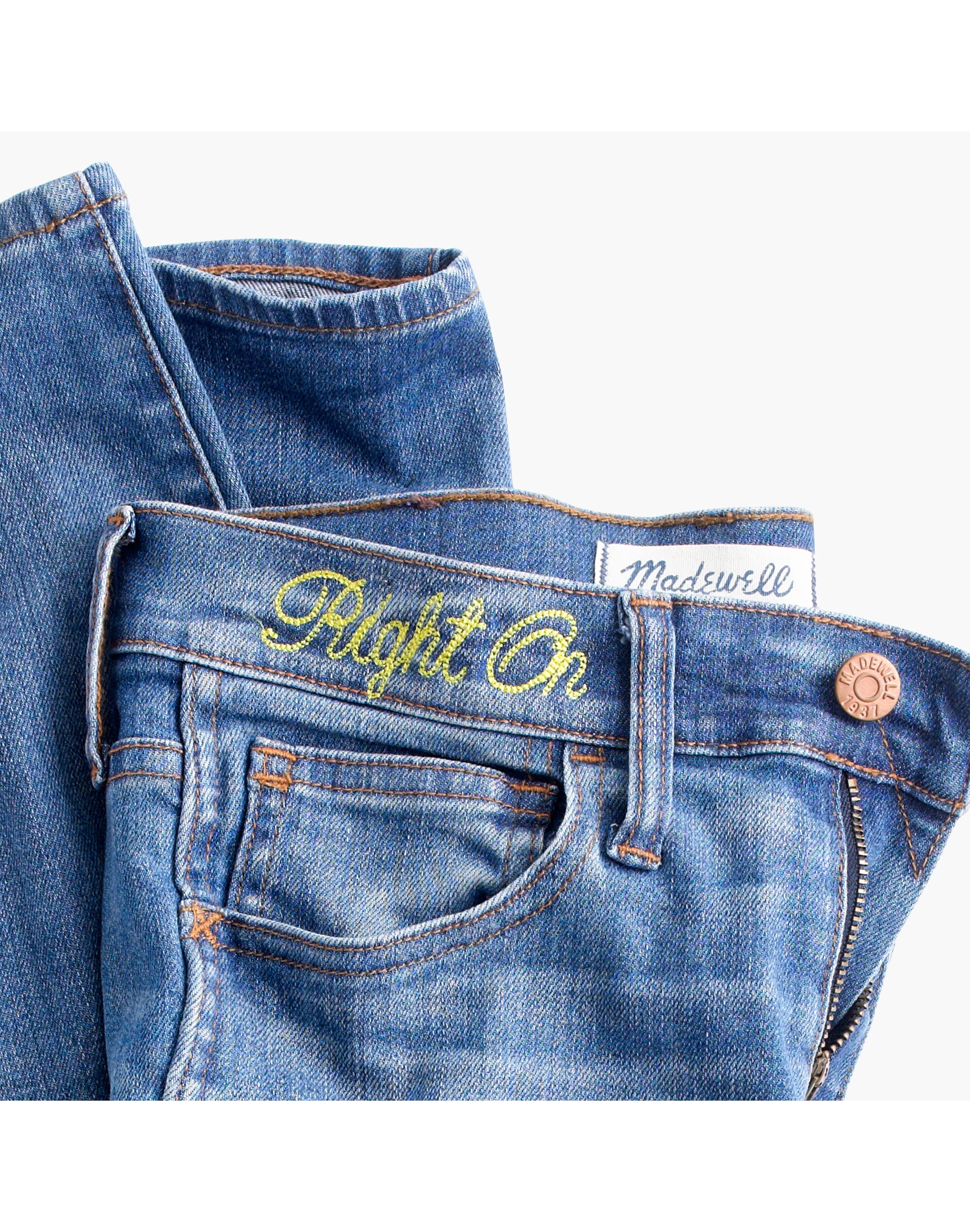 10" High-Rise Skinny Jeans in Rosedale