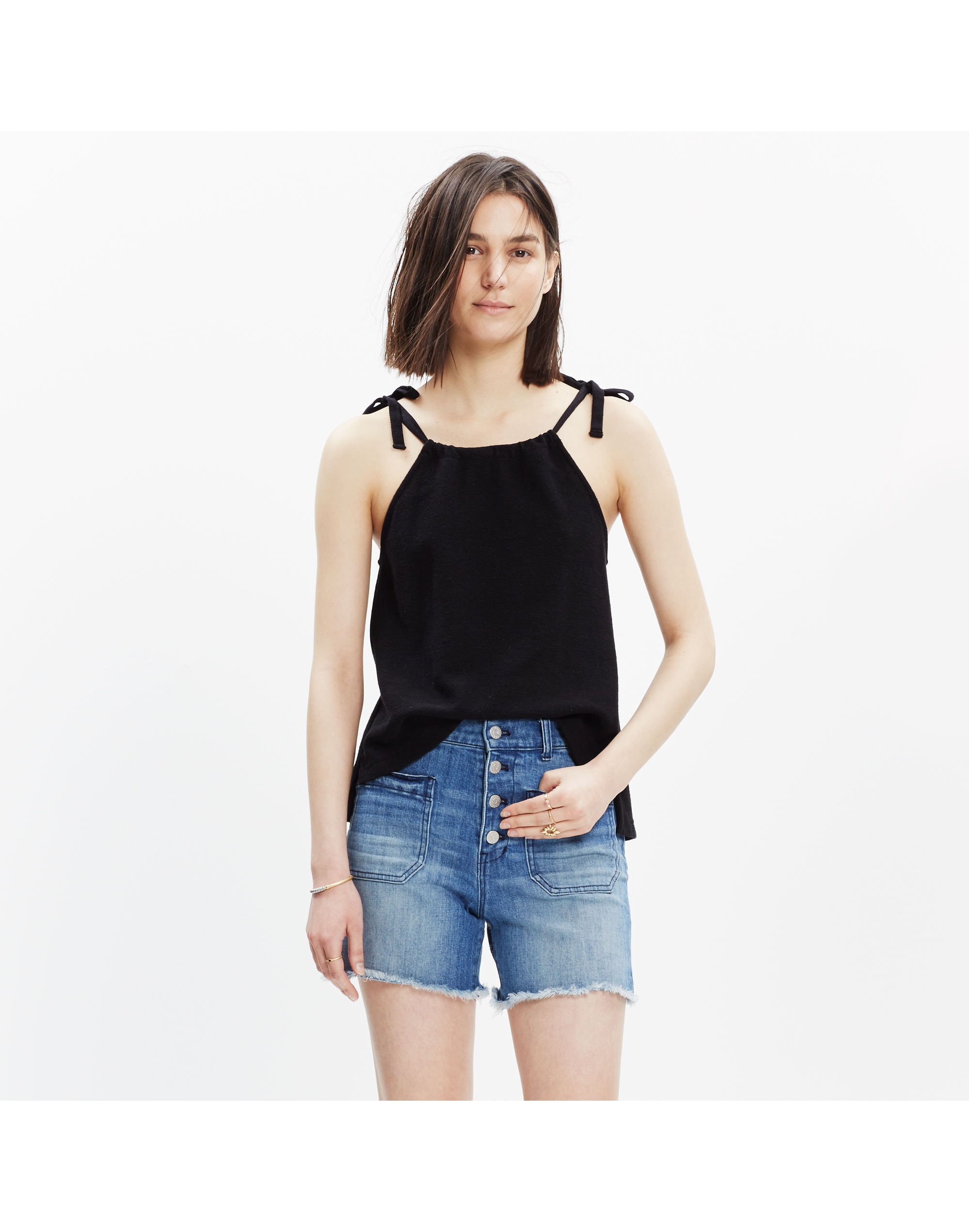 Tempo Tie-Shoulder Top