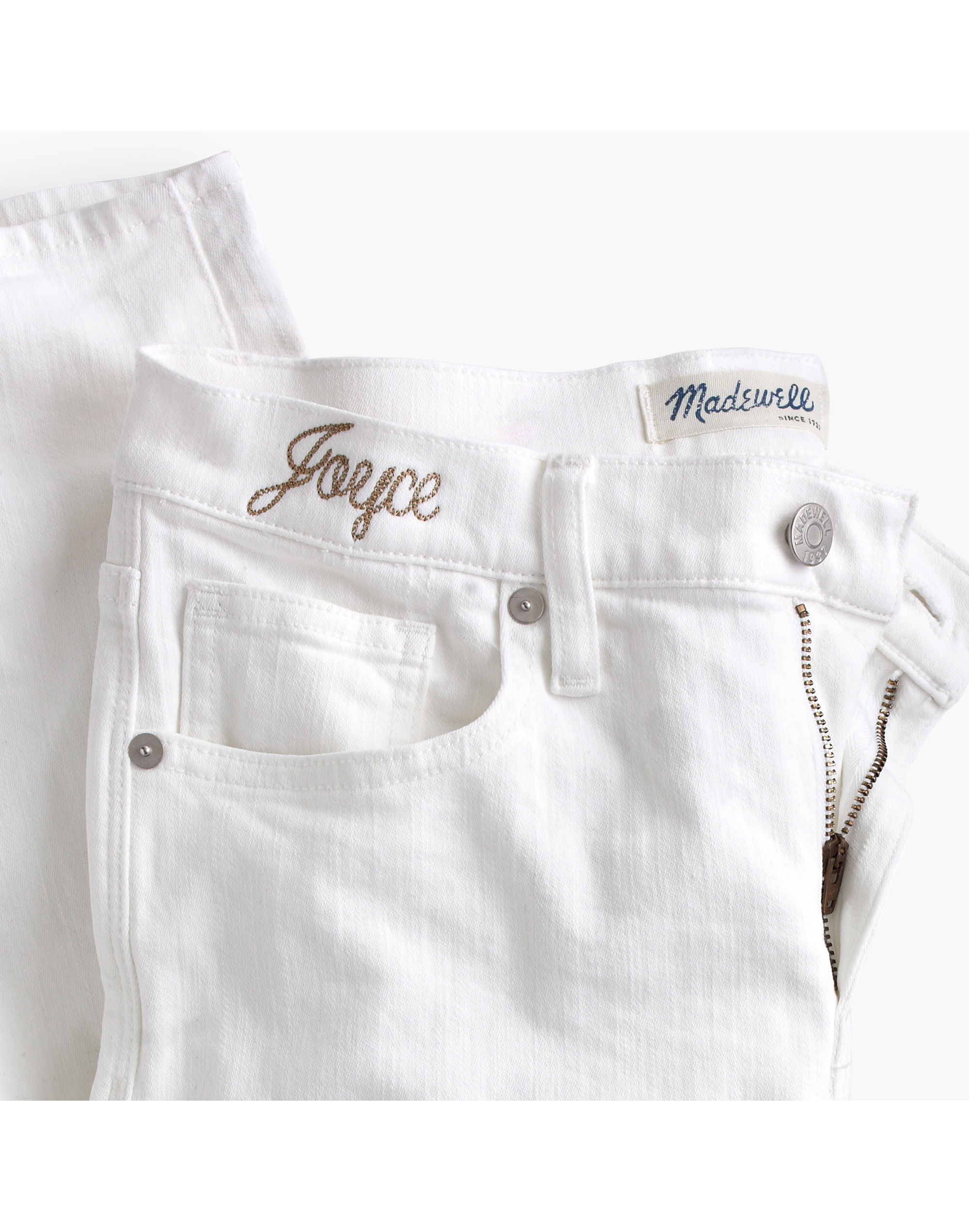 Wide-Leg Crop Jeans in Pure White