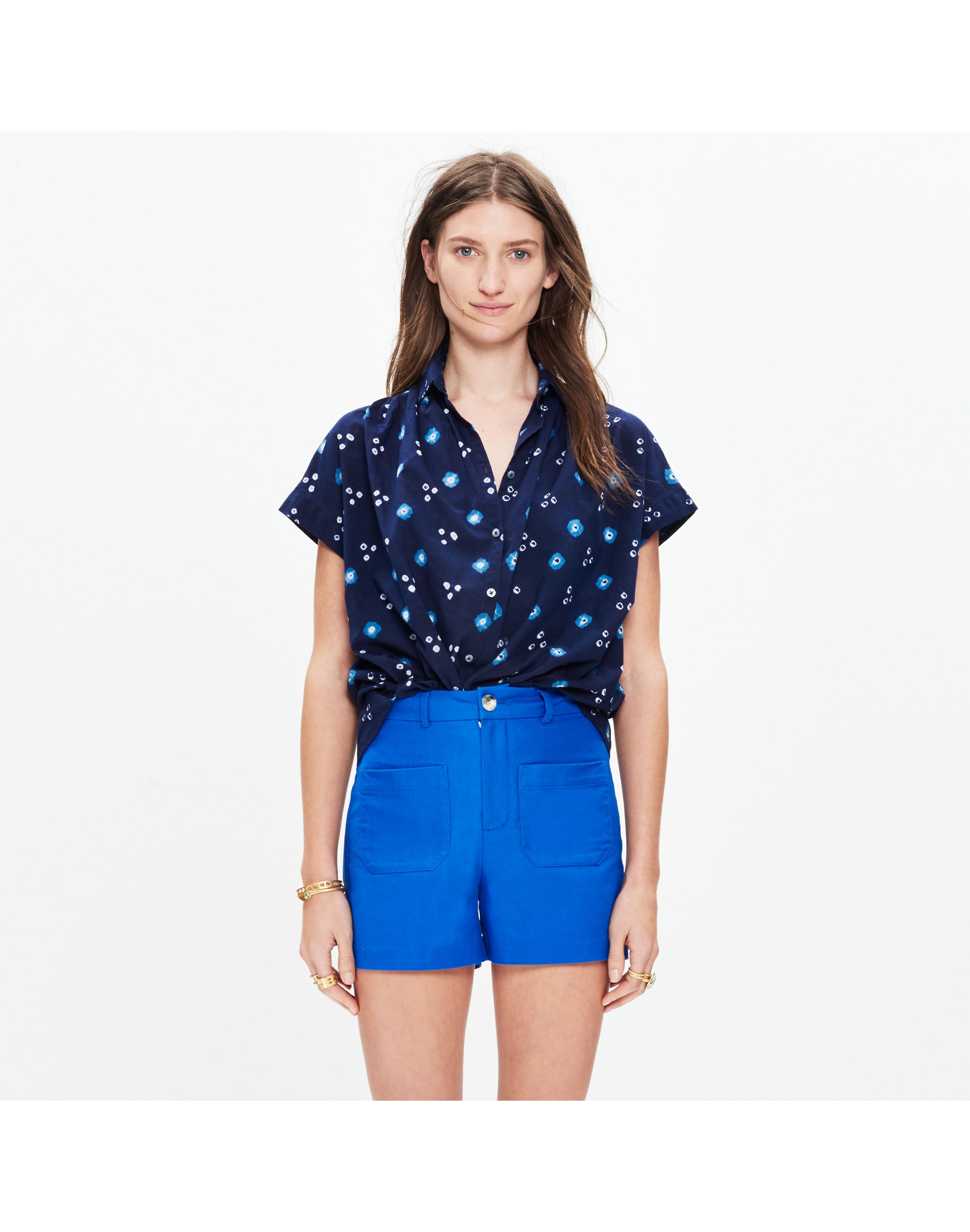 monroe high-rise shorts