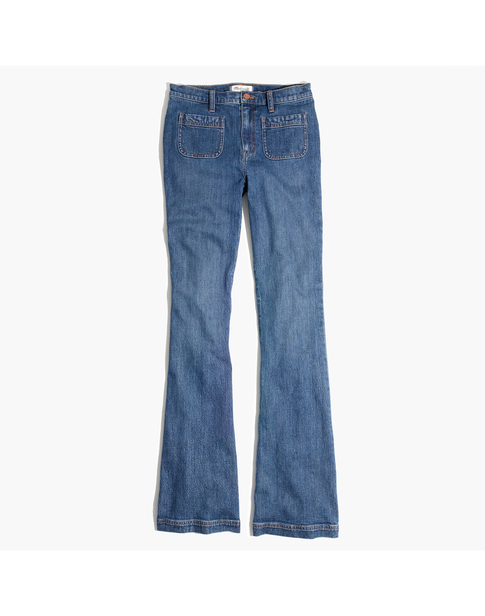 Short Flea Market Flare Jeans: Sailor Edition in Lucy Wash