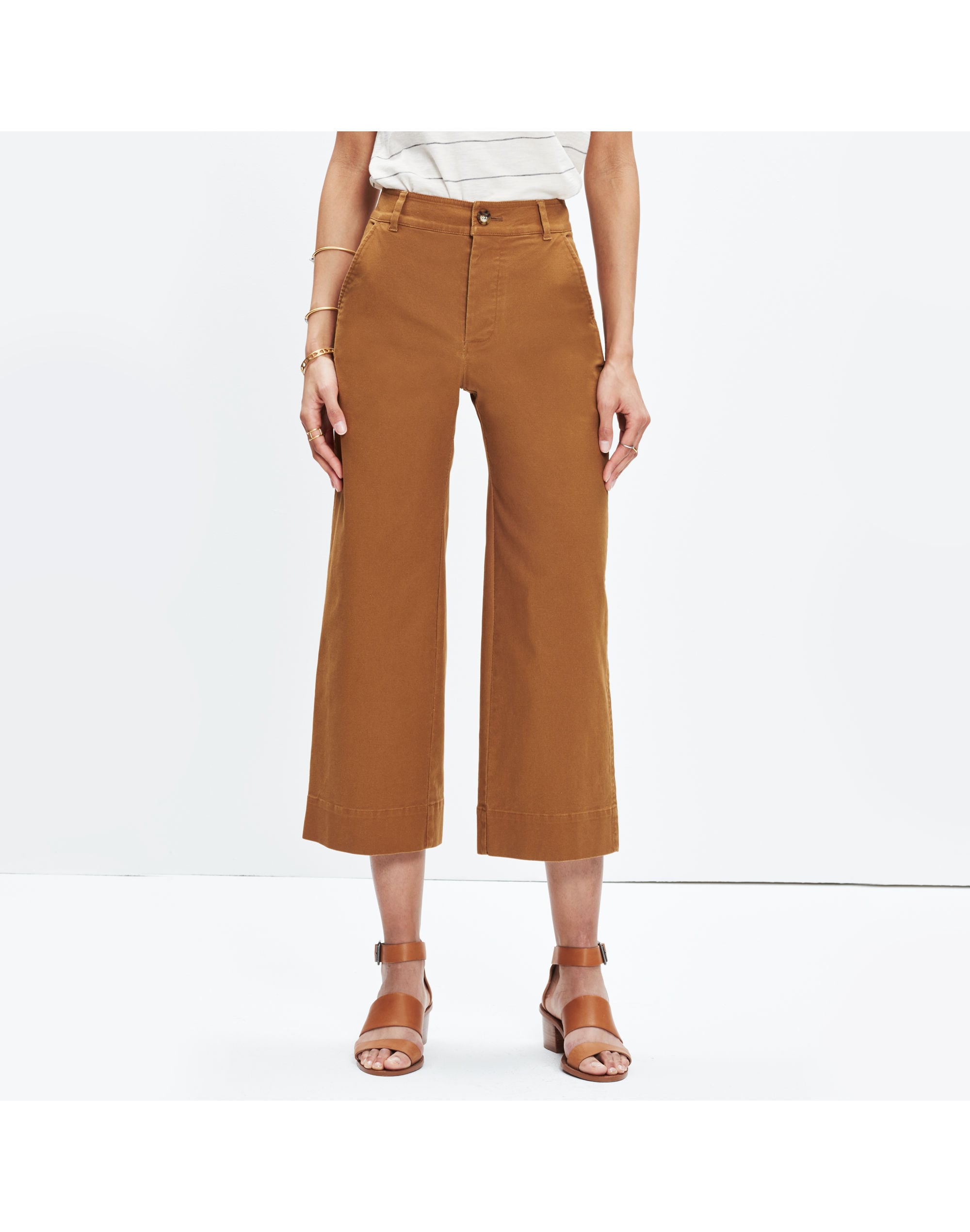 Langford Wide-Leg Crop Pants
