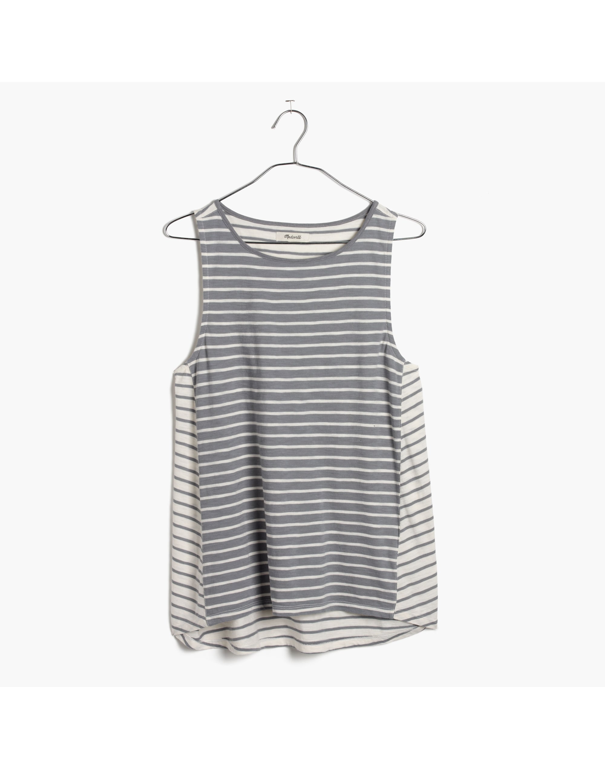 Forward-Seam Tank Top in Stripe