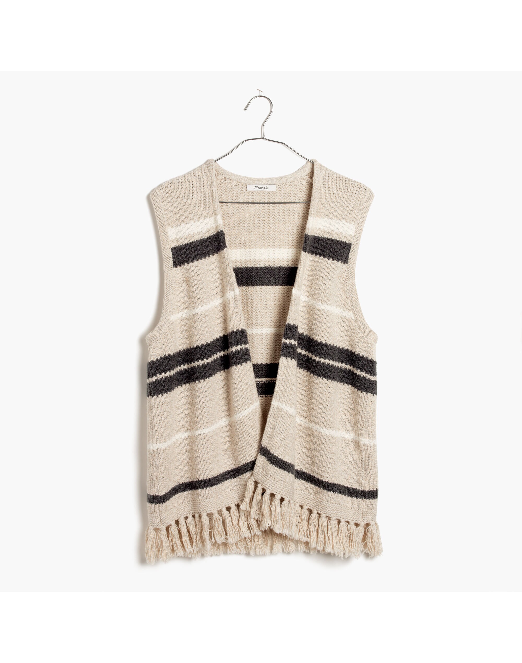 Coastward Fringe Sweater-Vest