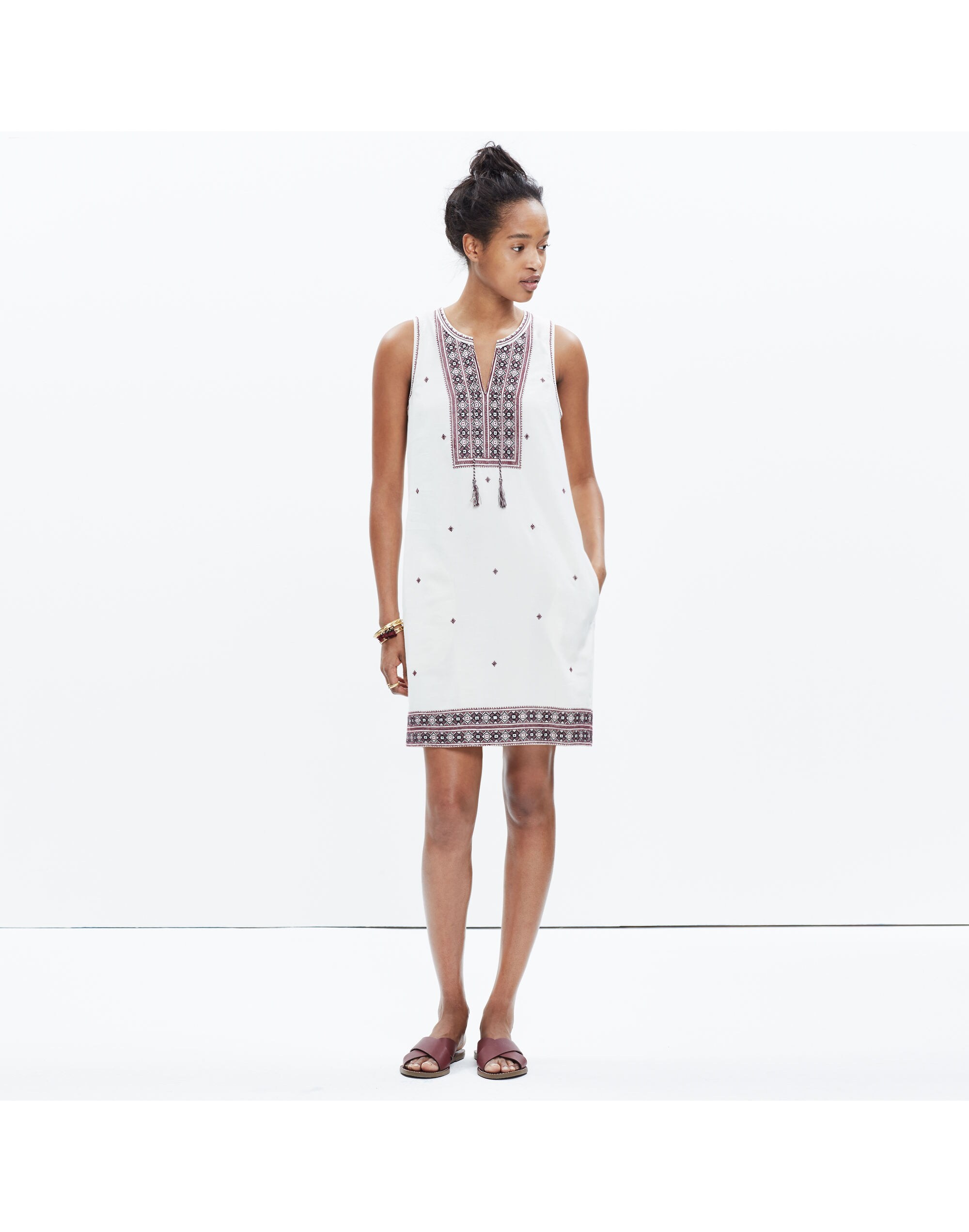 Embroidered Suncoast Dress