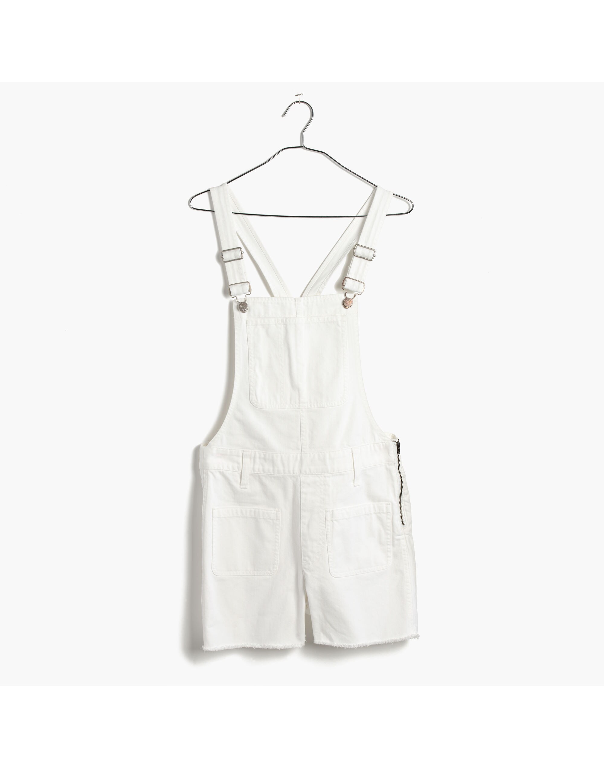 Adirondack Short Overalls in White