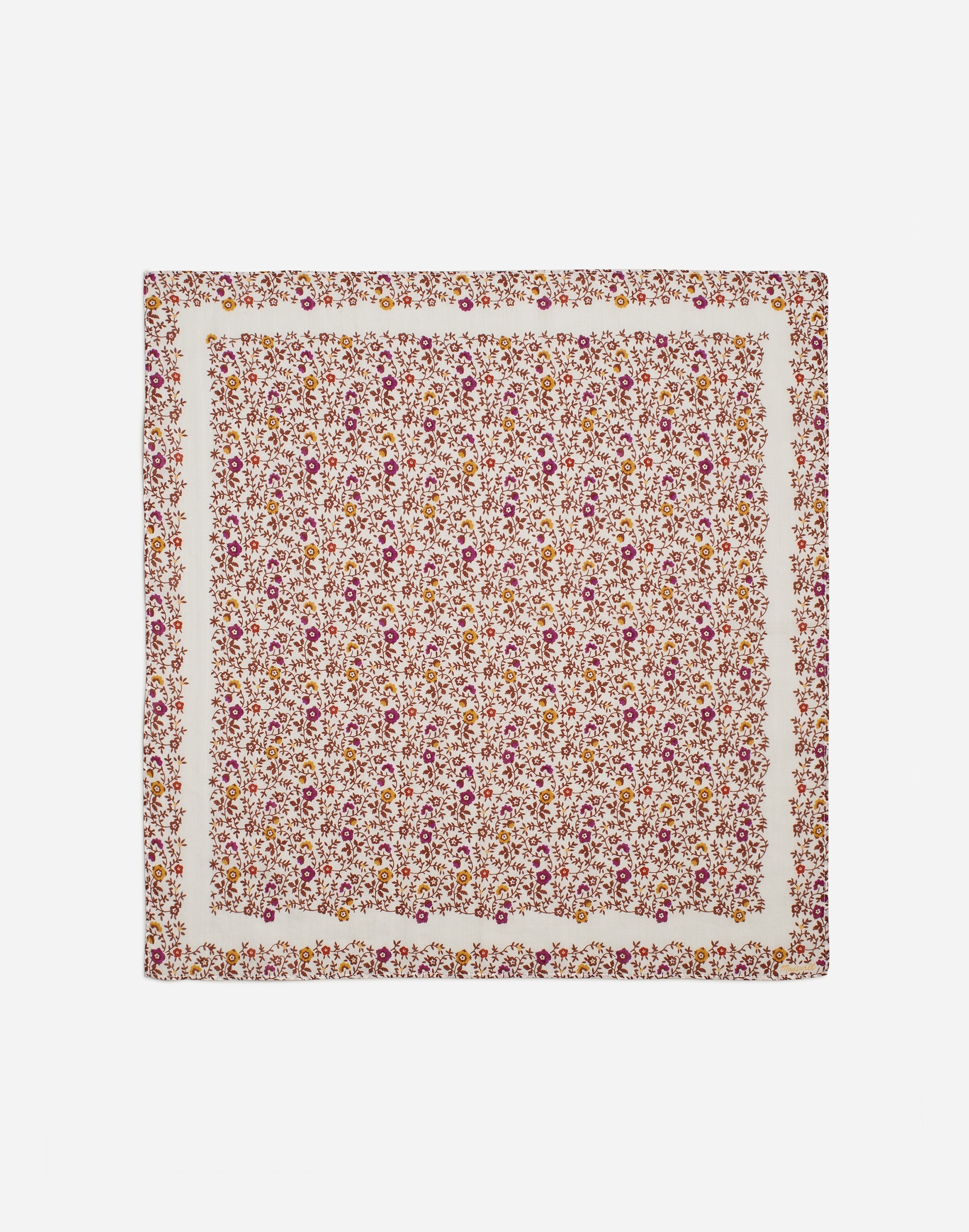 Organic Cotton Bandana in antique cream image 1