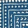 CHARM BANDANA ATLAS BLUE
