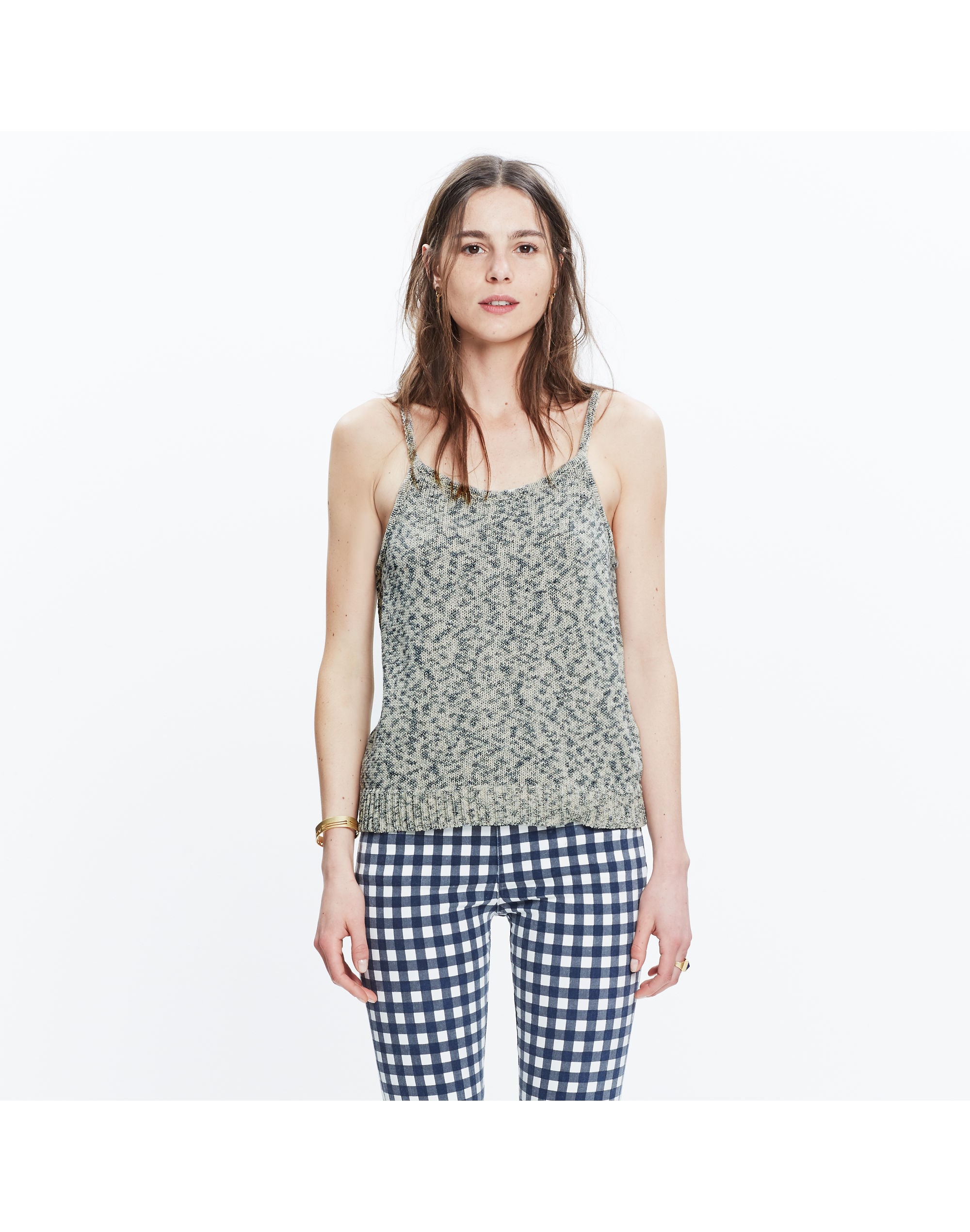 Button-Back Sweater-Tank