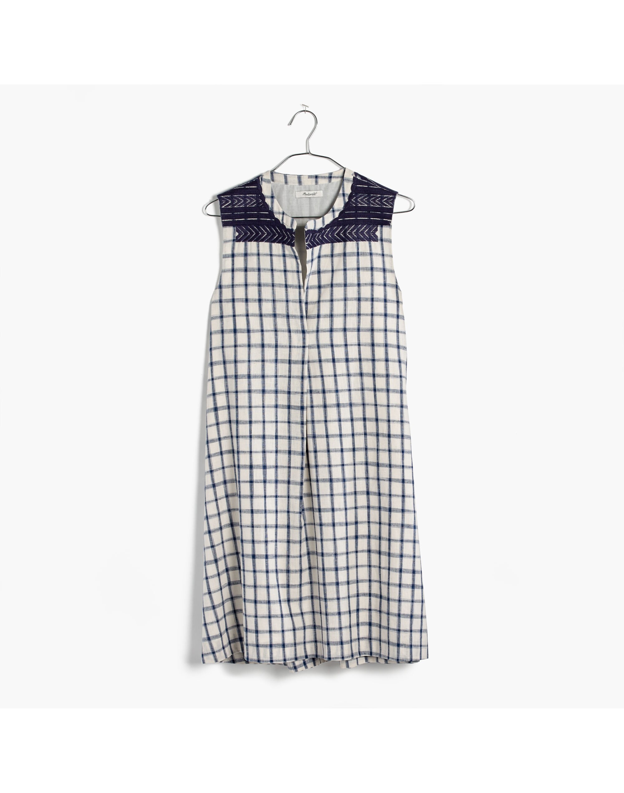 Embroidered Sunray Shirtdress