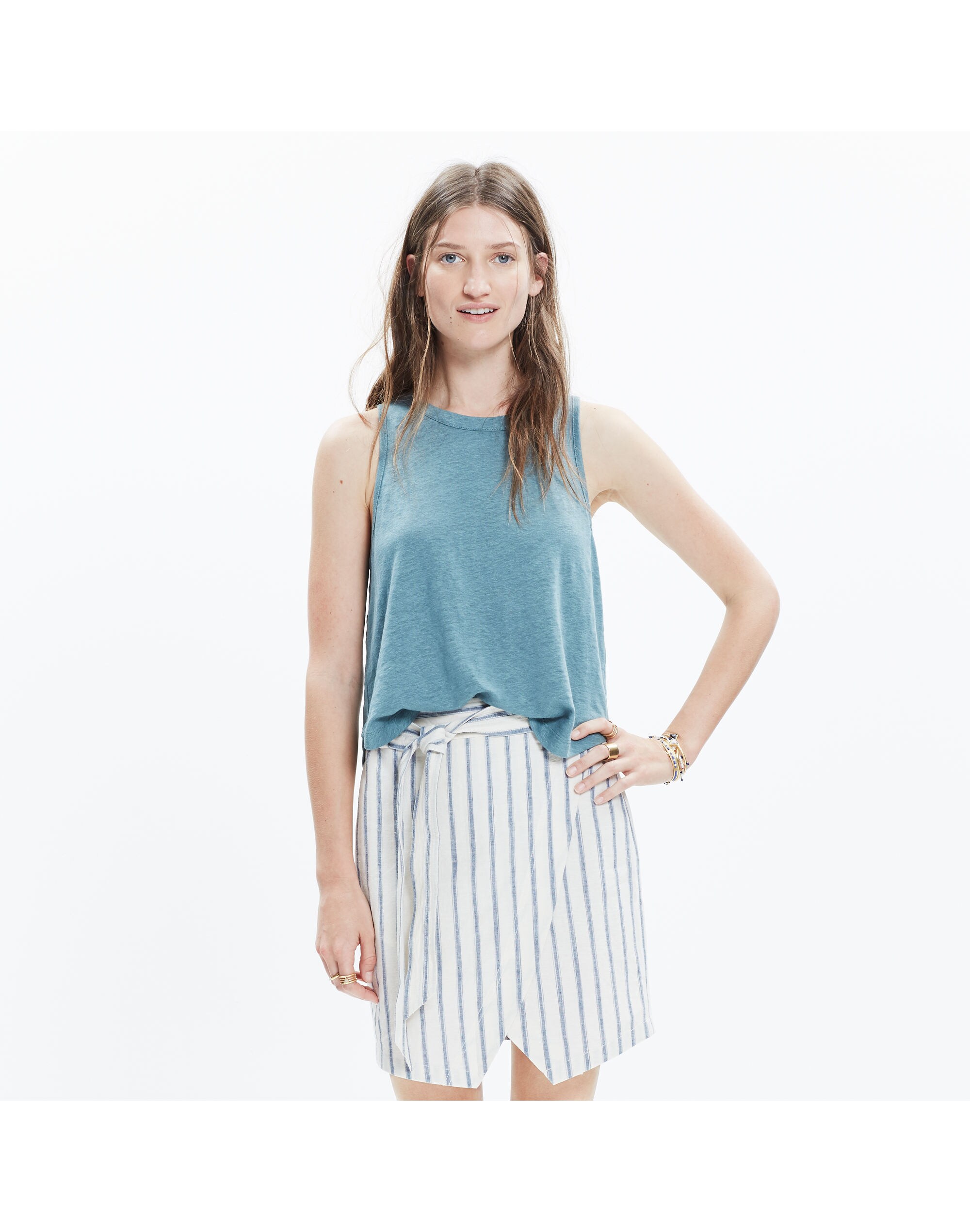 Linen Allegro Top