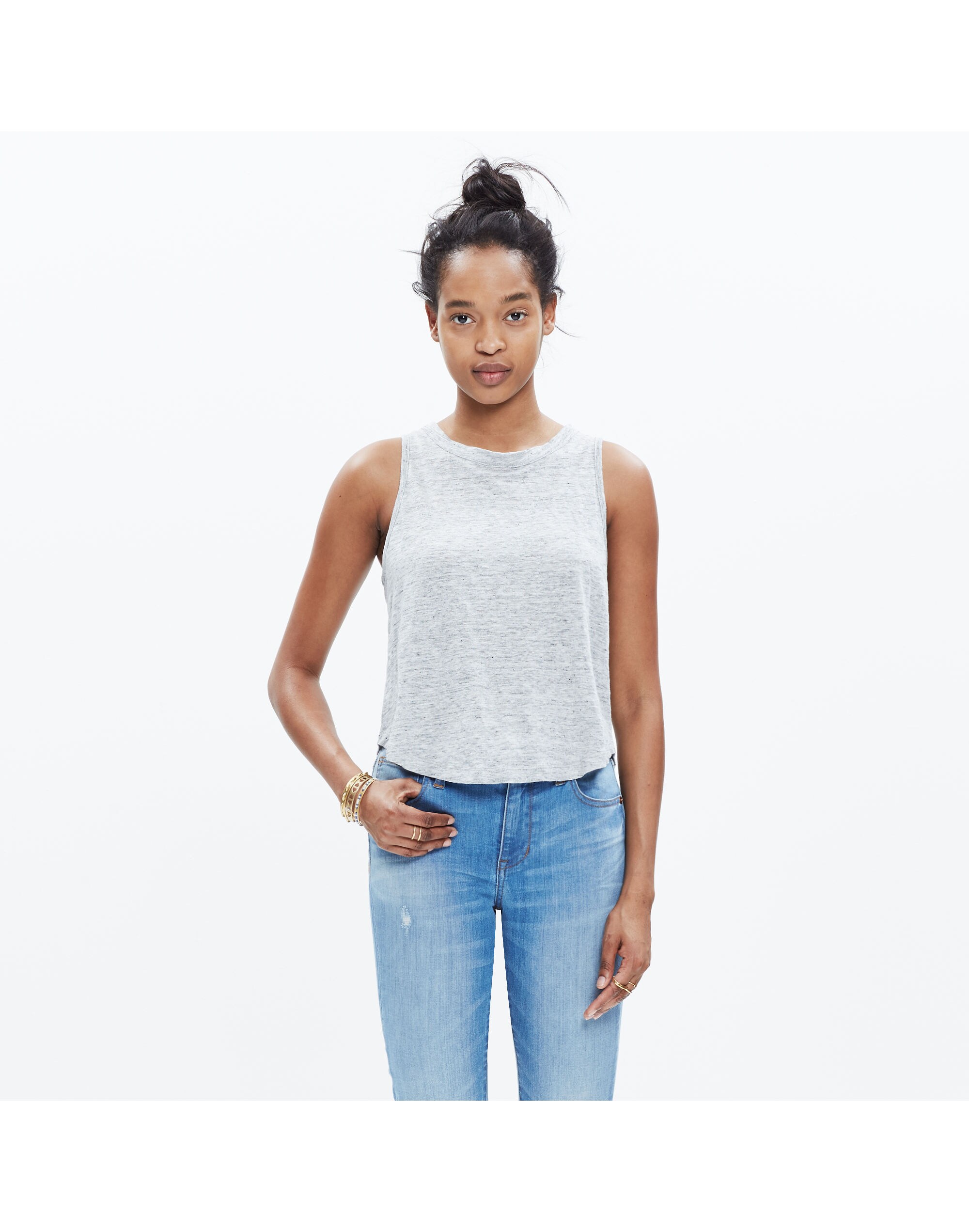 Linen Allegro Top