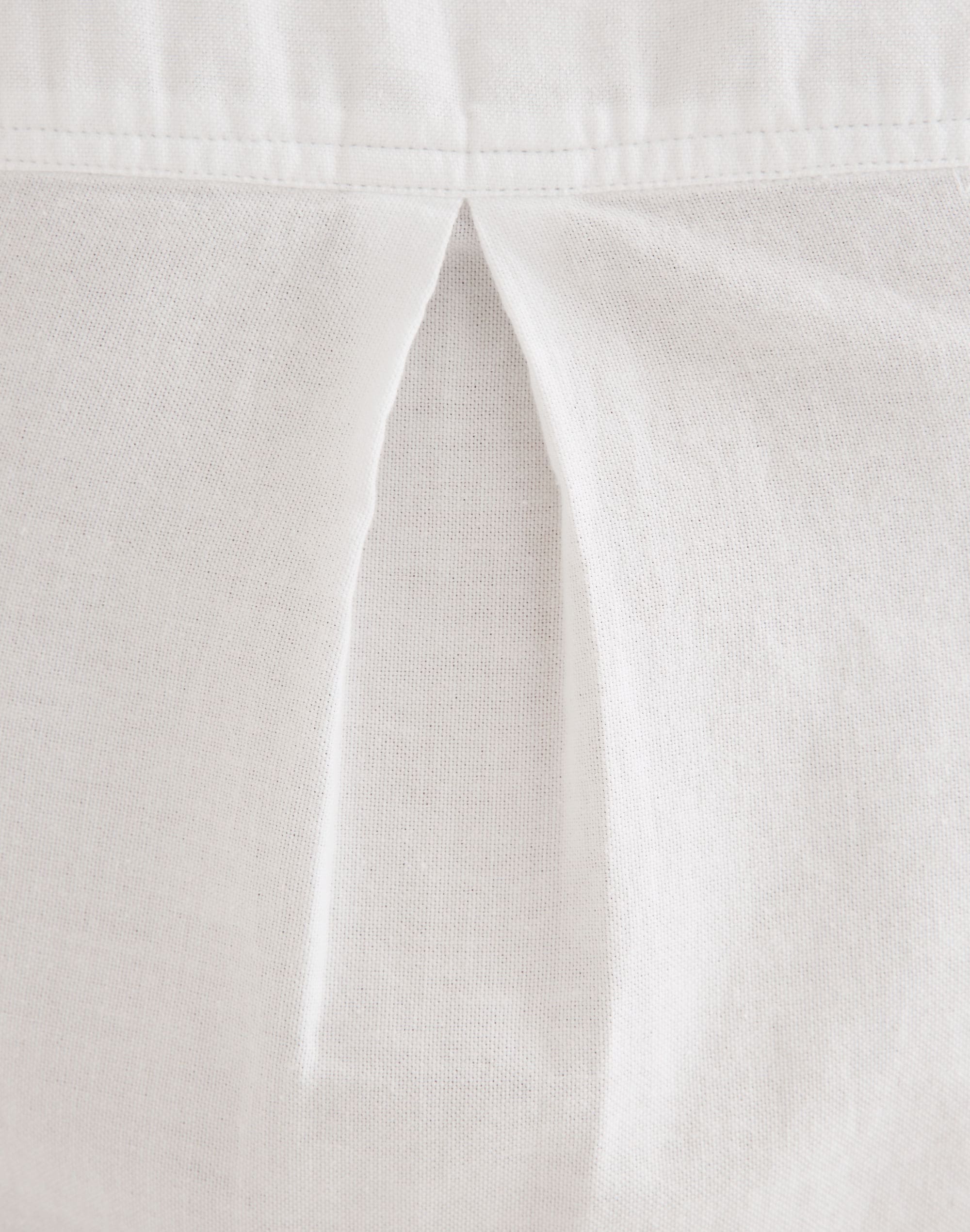 White Tie-Front Shirt