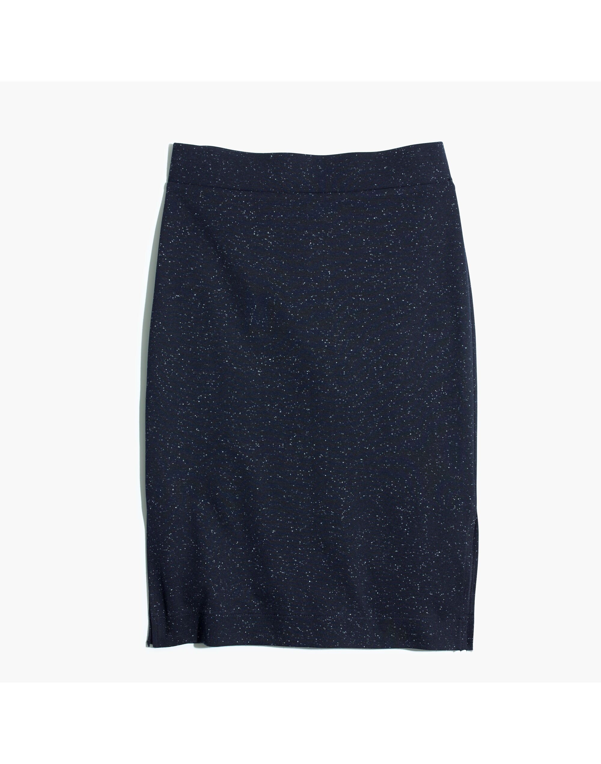 Column Side-Slit Skirt in Speckle